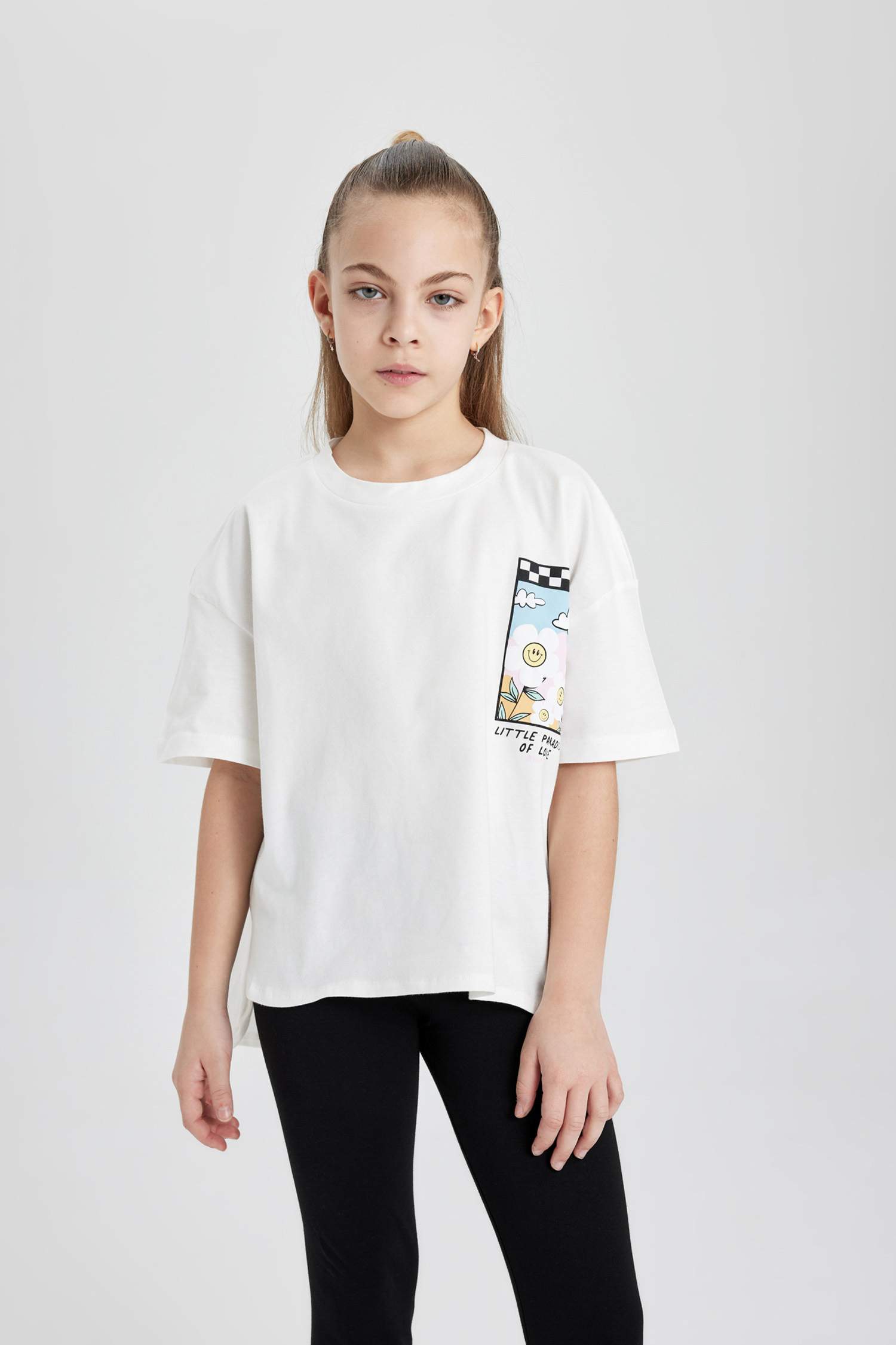 سيت بناتي تيشيرت وستيرج - قطعتين