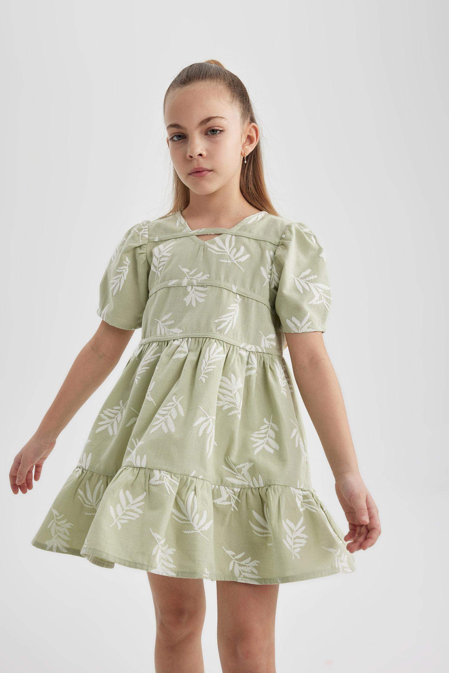 Regular Fit Cotton Woven Dress