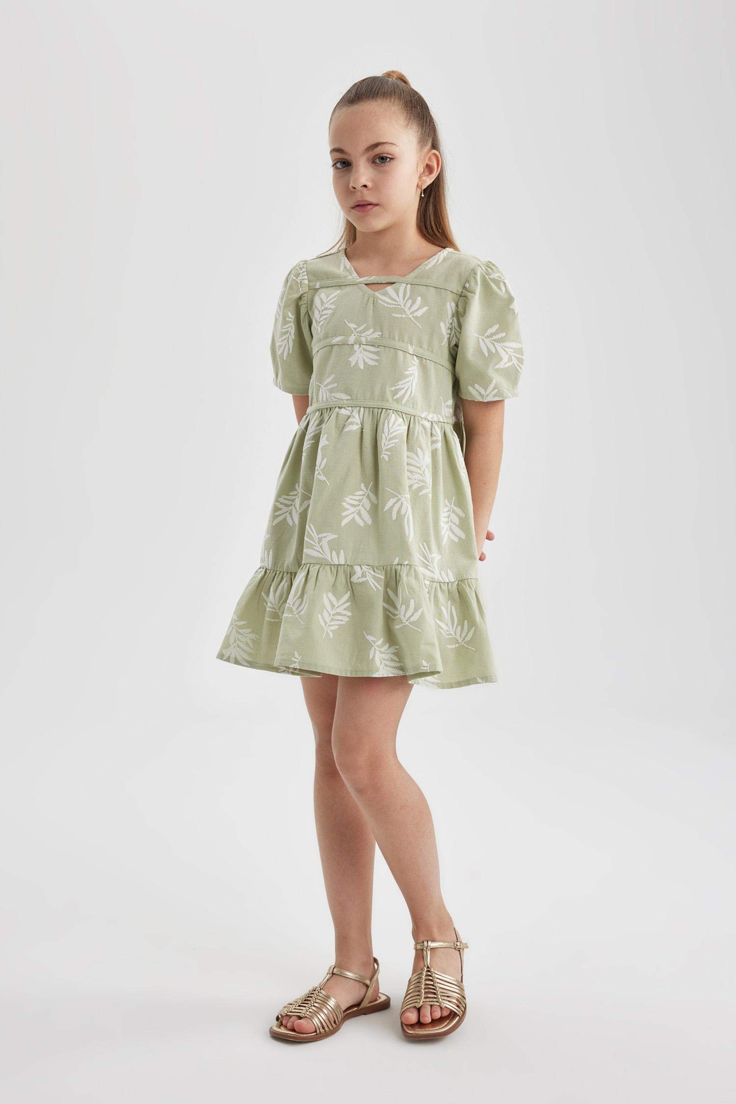 Regular Fit Cotton Woven Dress