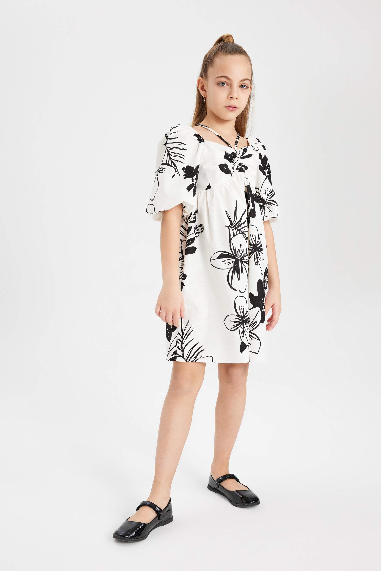 فستان قطن قصة عادية نص كم