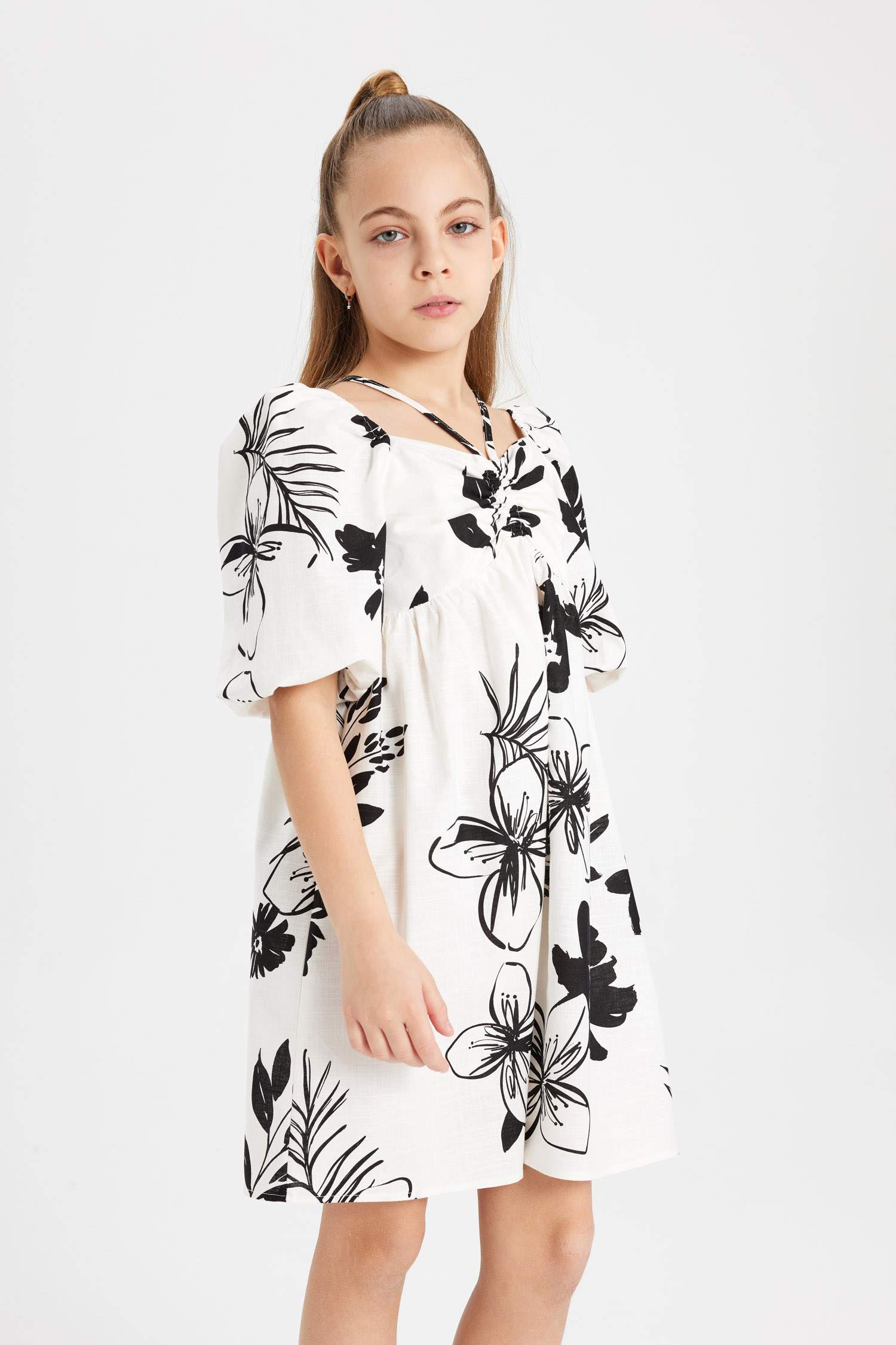 فستان قطن قصة عادية نص كم