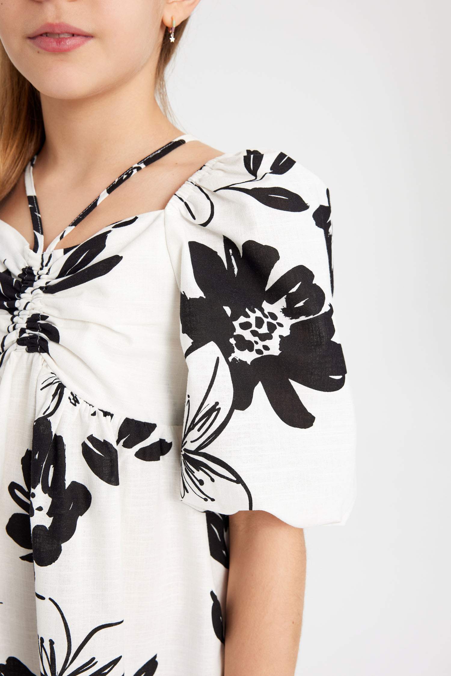 فستان قطن قصة عادية نص كم