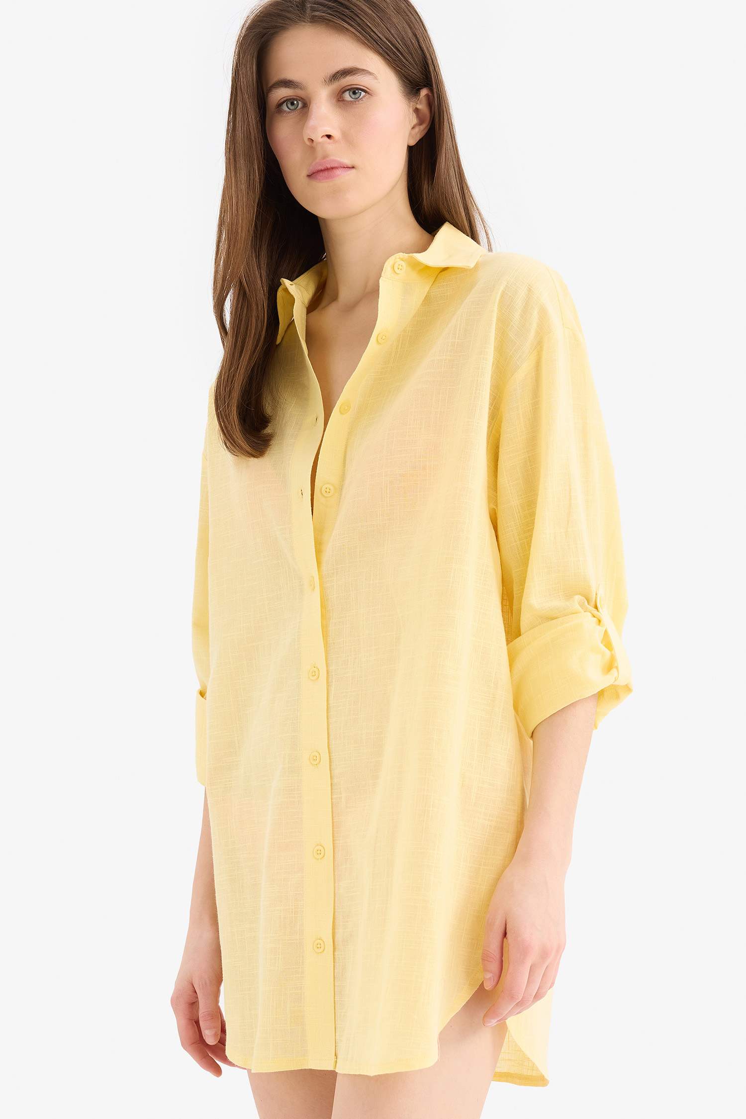 فستان بحر من قطن قصة عادية من Fall in Love