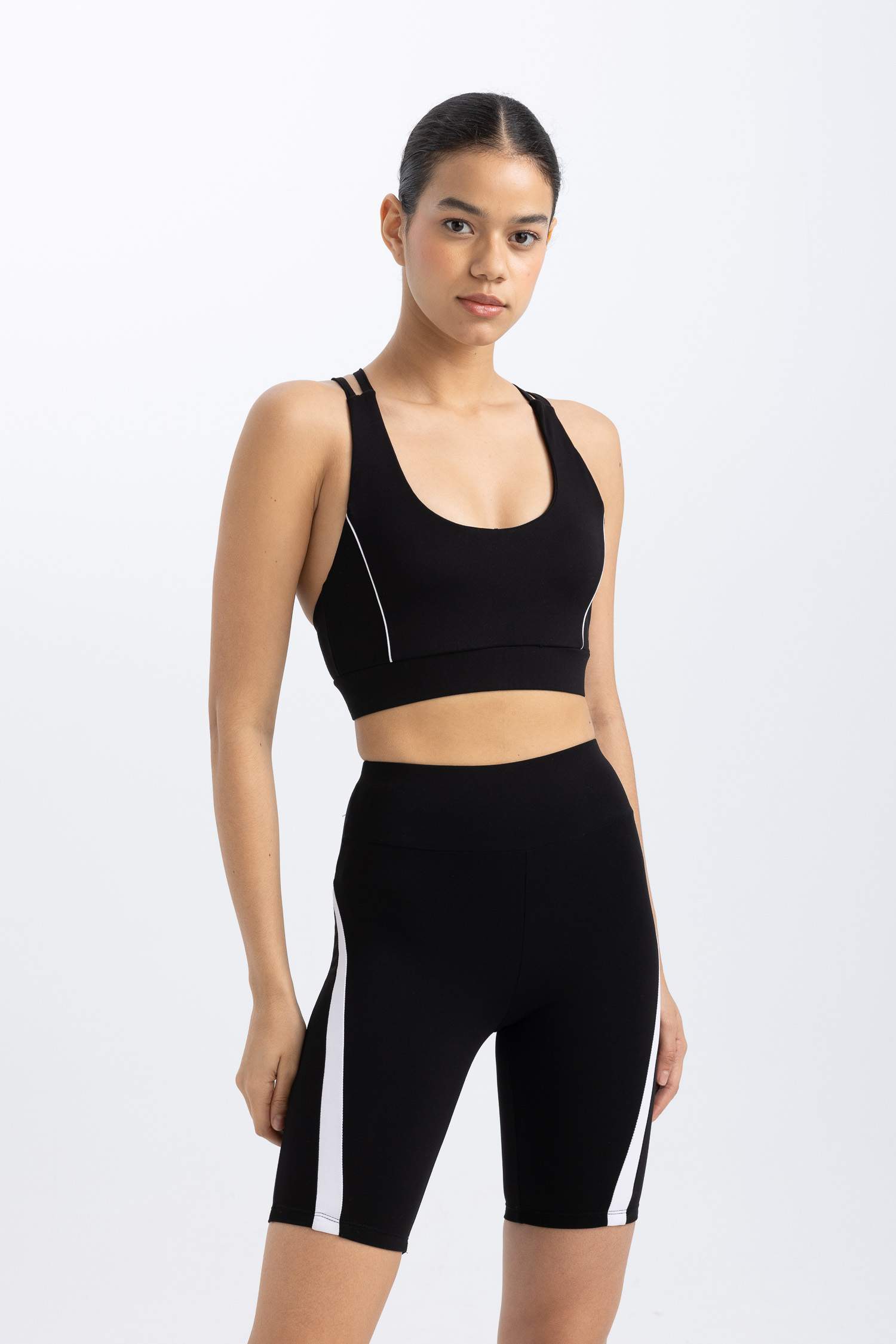 Bisiklet Yaka Sporcu Bra