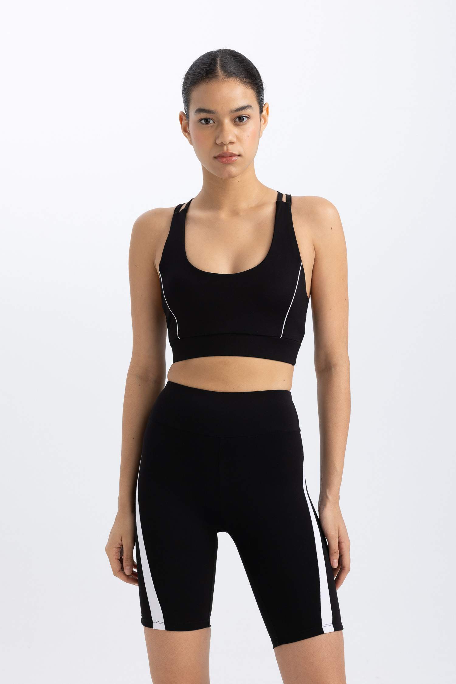 Bisiklet Yaka Sporcu Bra