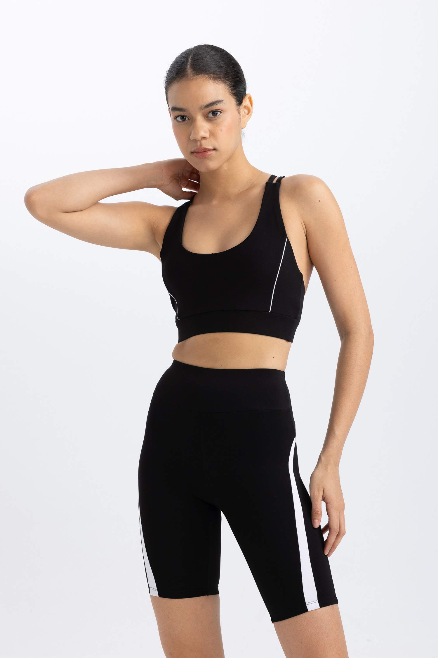 Bisiklet Yaka Sporcu Bra