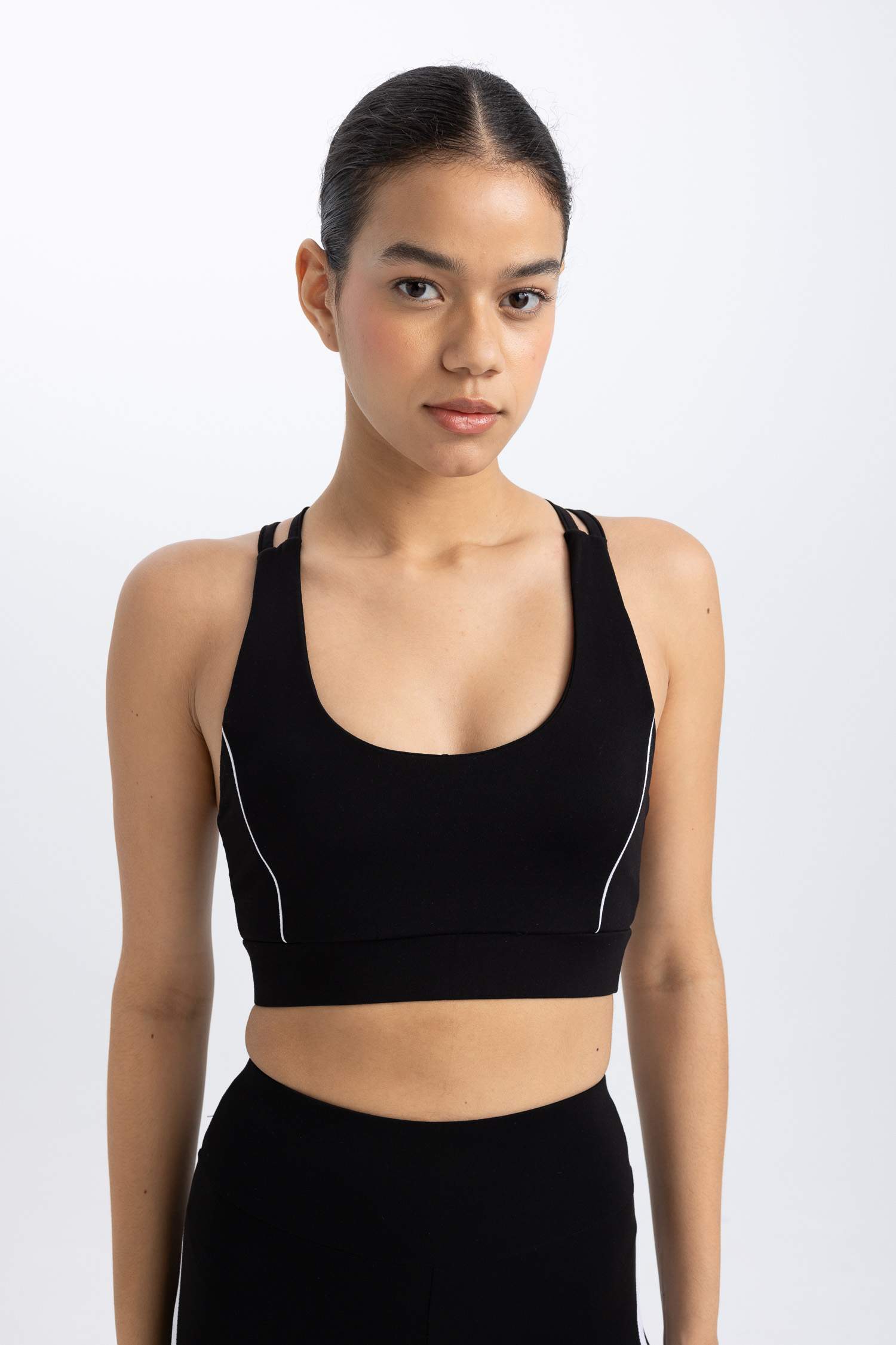 Bisiklet Yaka Sporcu Bra