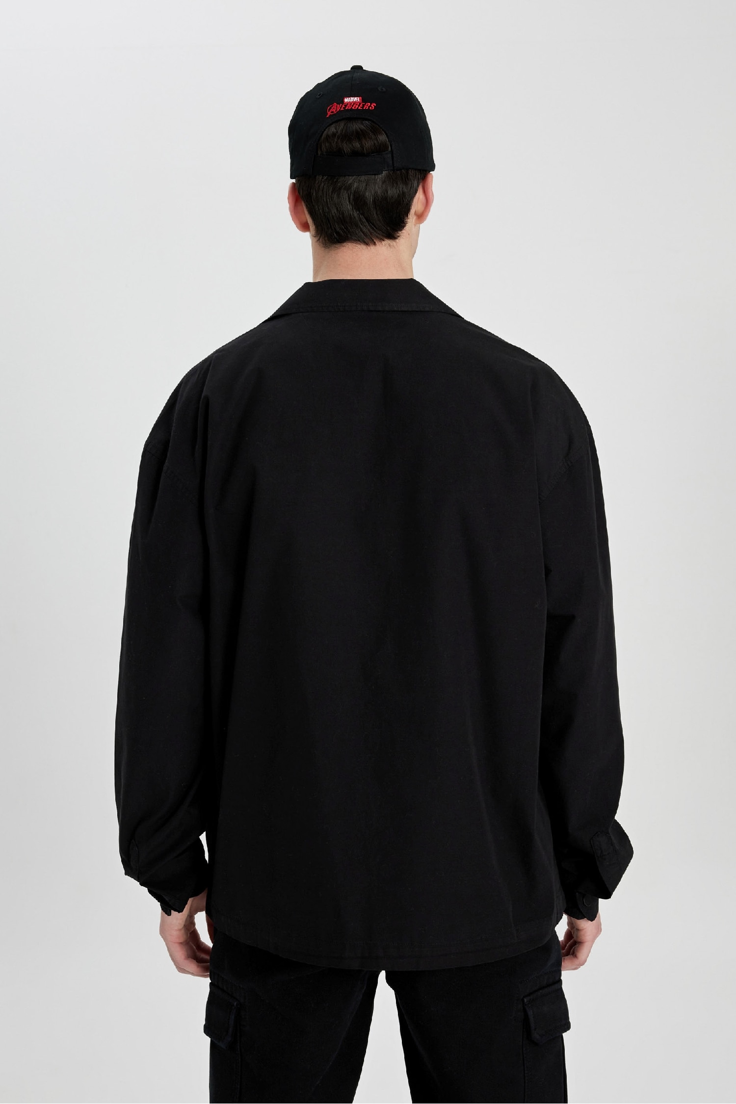 Oversize Fit Cotton Long Sleeve Shirt