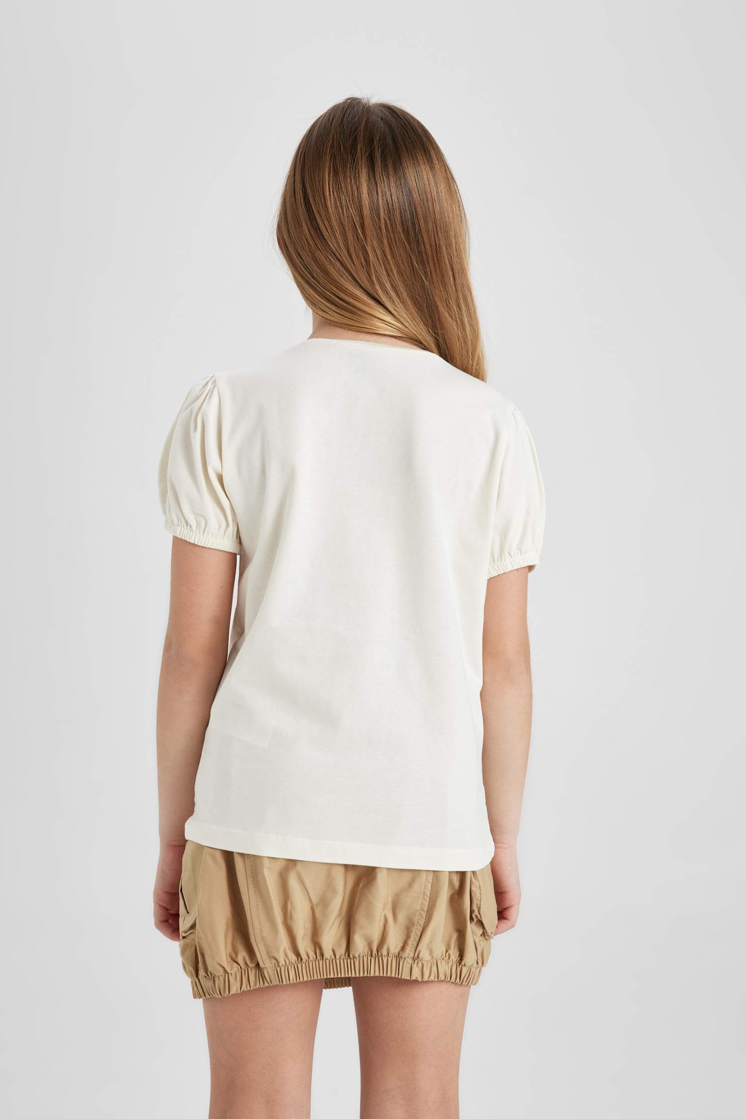 Футболка стандартного кроя для девочек