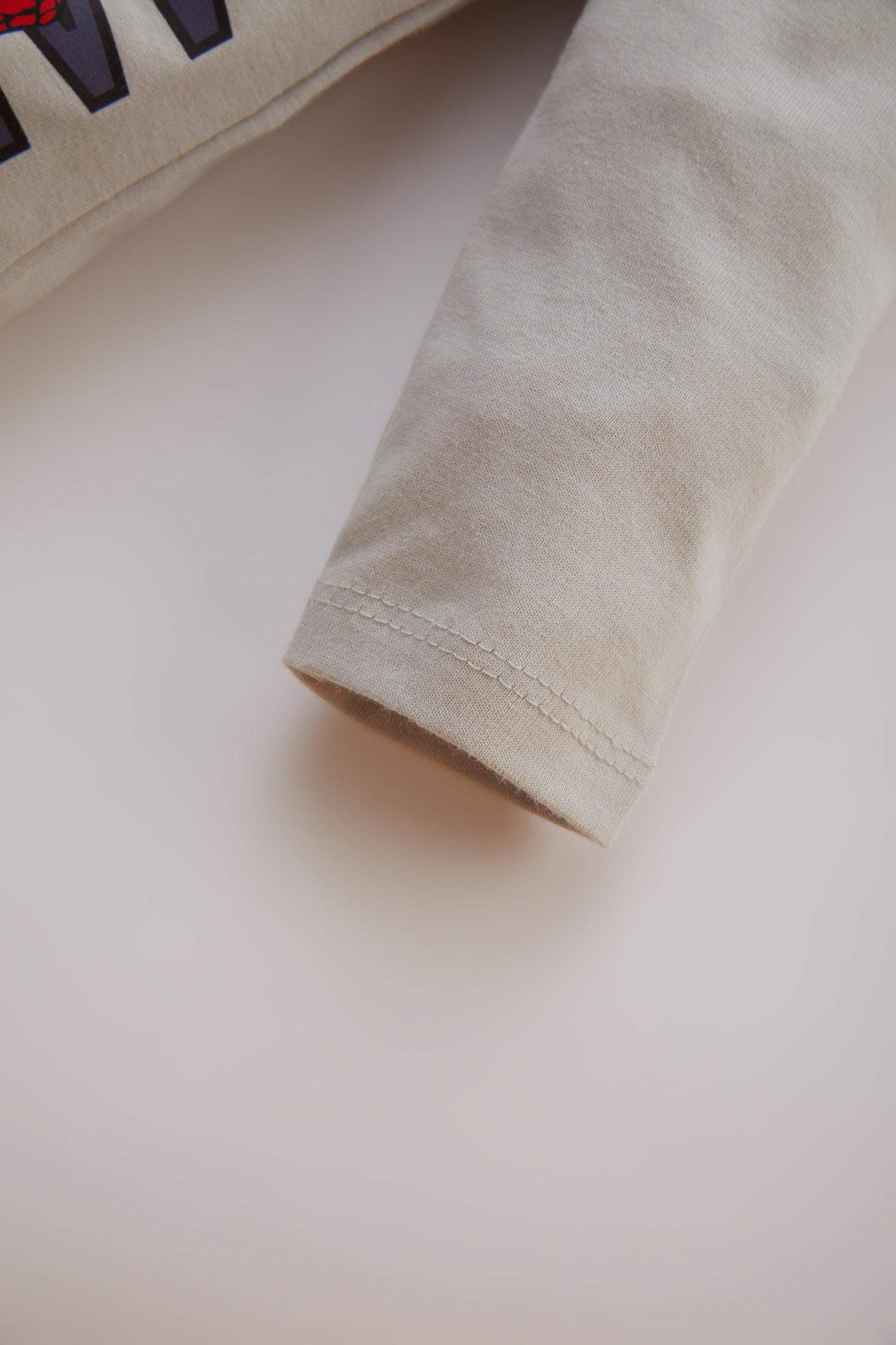 T-Shirt Jersey Manches Longues à Col Rond Et imprimé Marvel Comics Pour Bébé Garçon