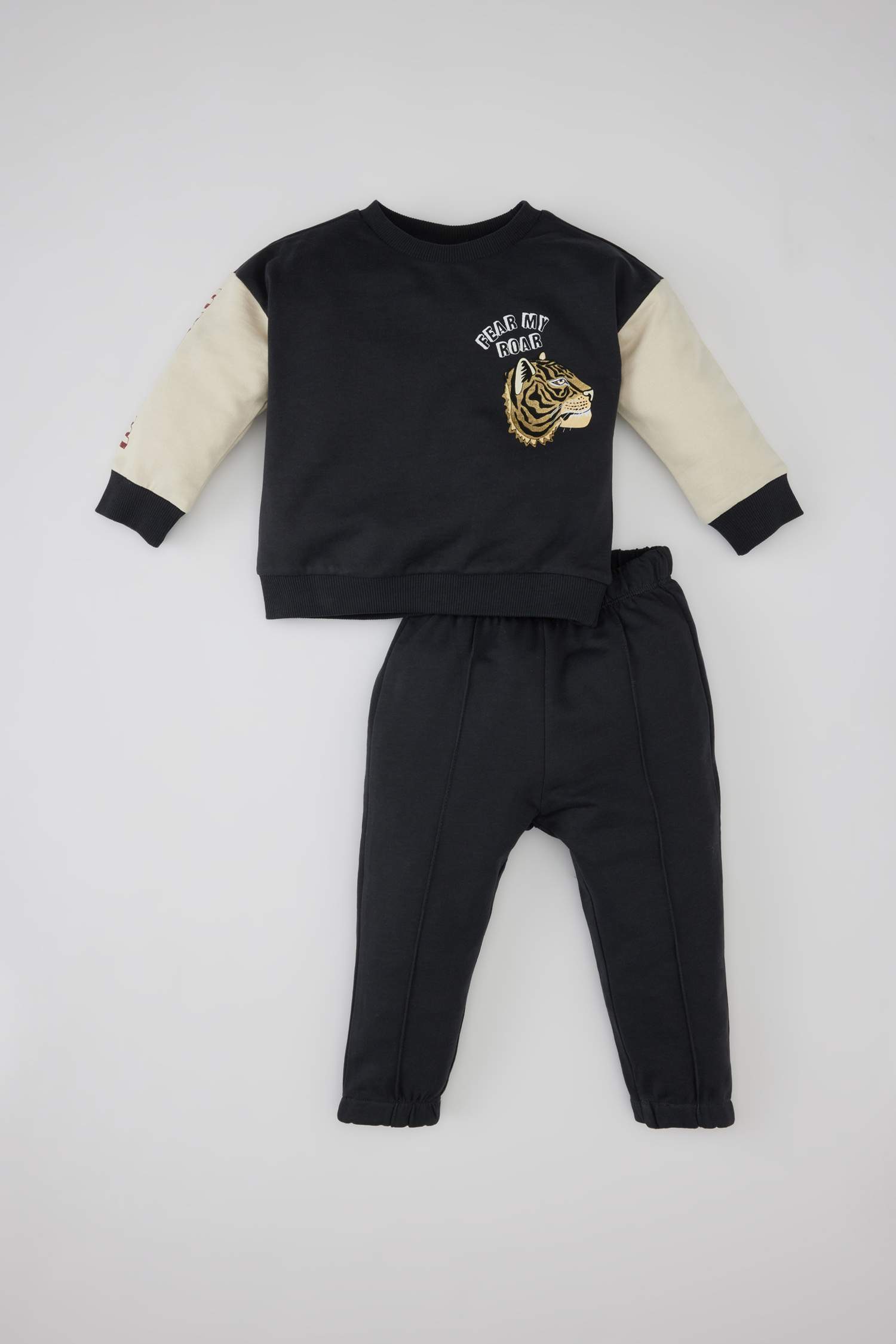 Baby Boy Printed Sweatshirt Sweatpants 2 Piece Set