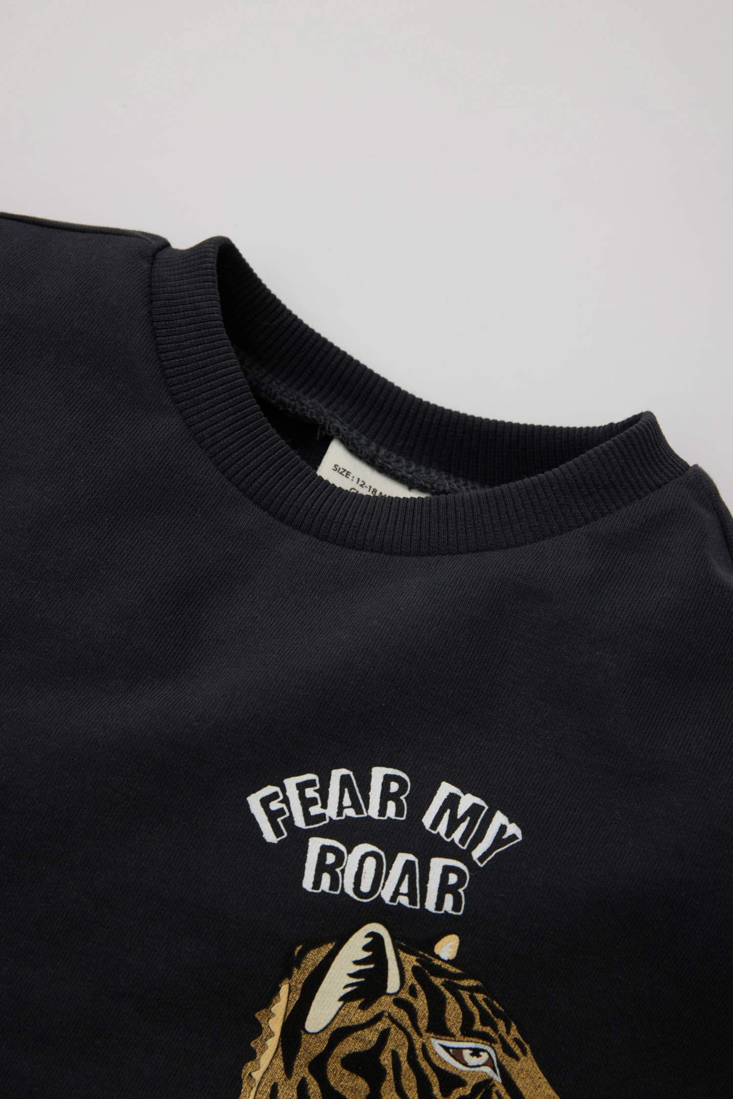 Baby Boy Printed Sweatshirt Sweatpants 2 Piece Set