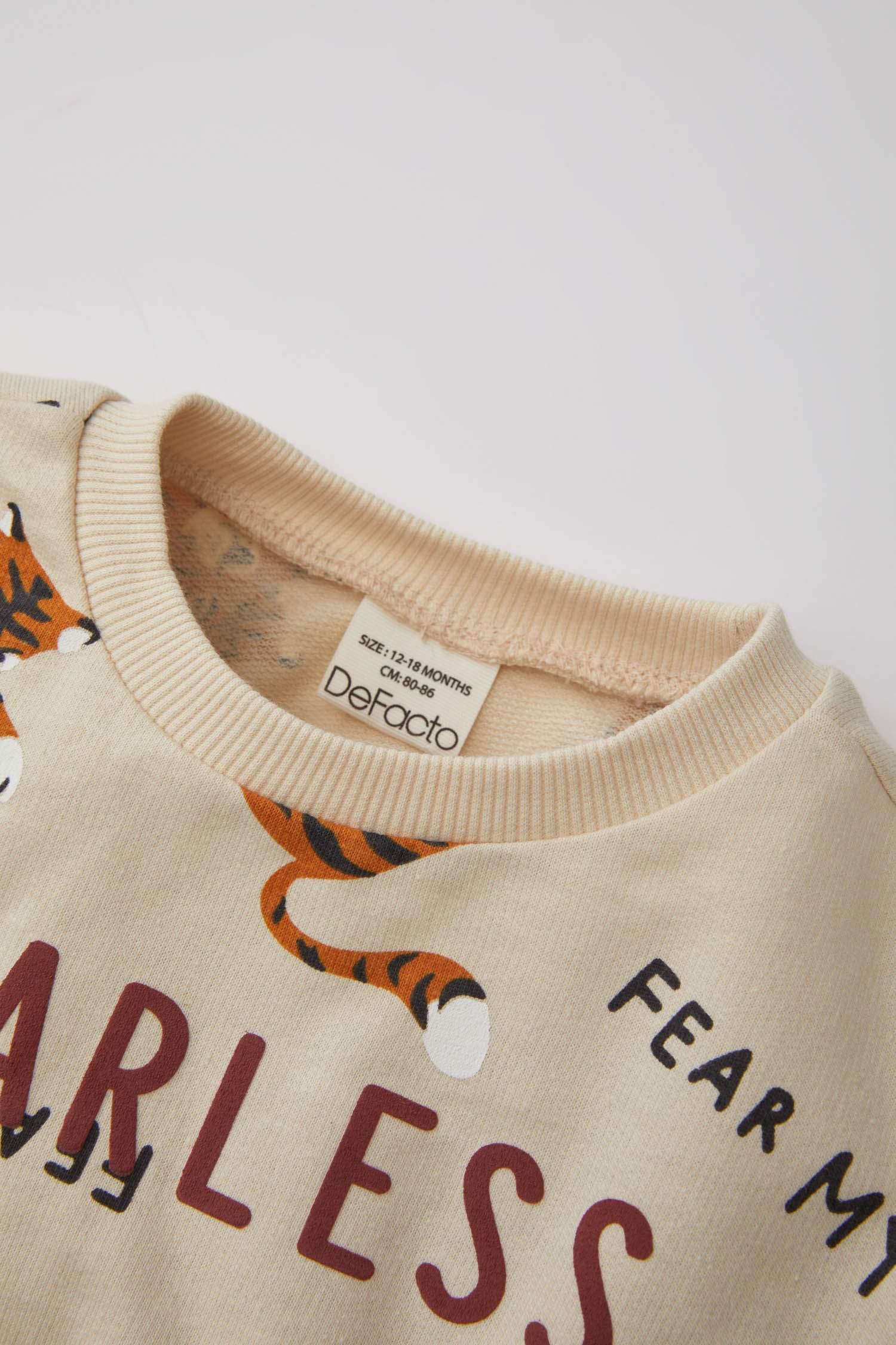 Baby Boy Animal Printed Sweatshirt Sweatpants 2 Piece Set