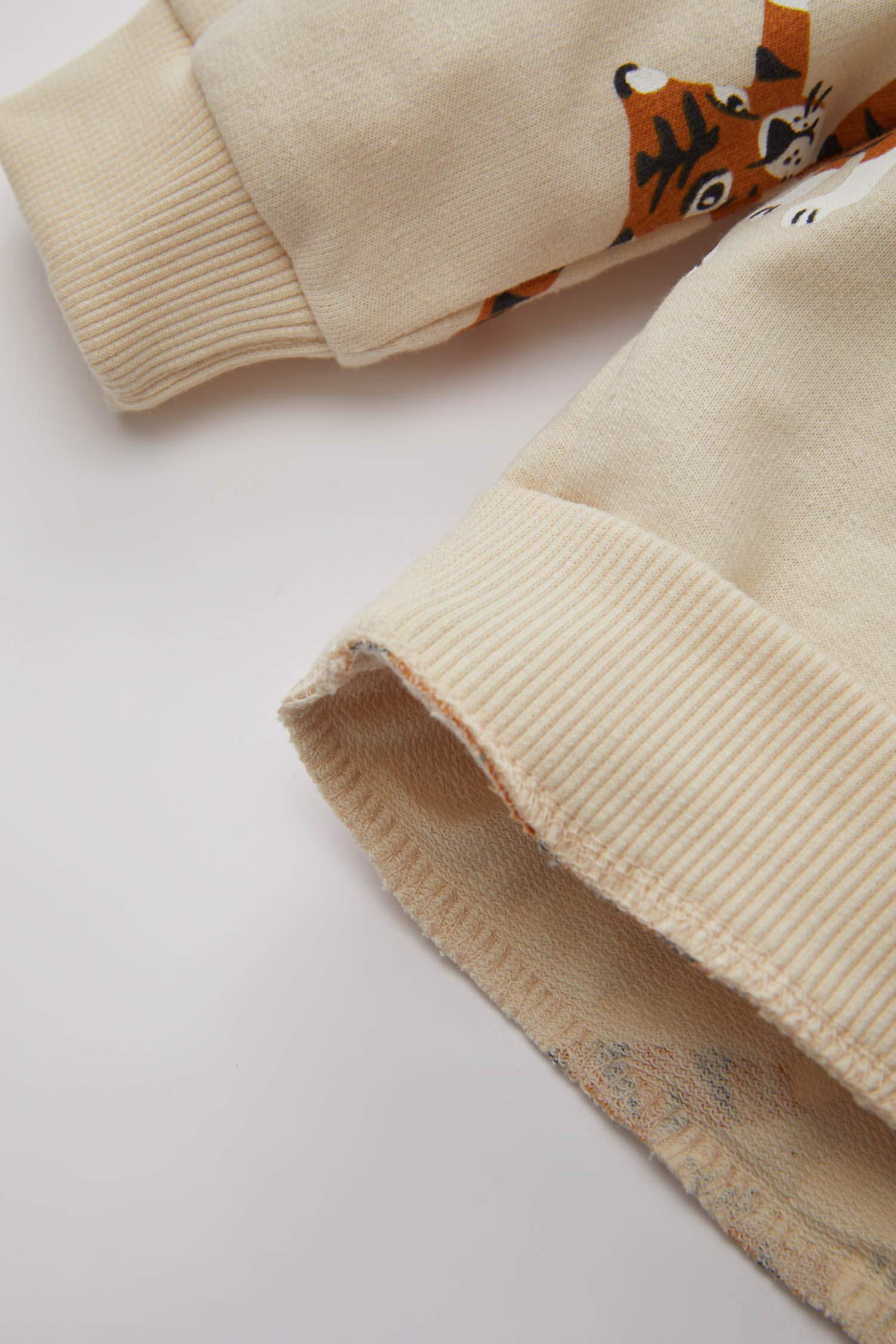 Baby Boy Animal Printed Sweatshirt Sweatpants 2 Piece Set