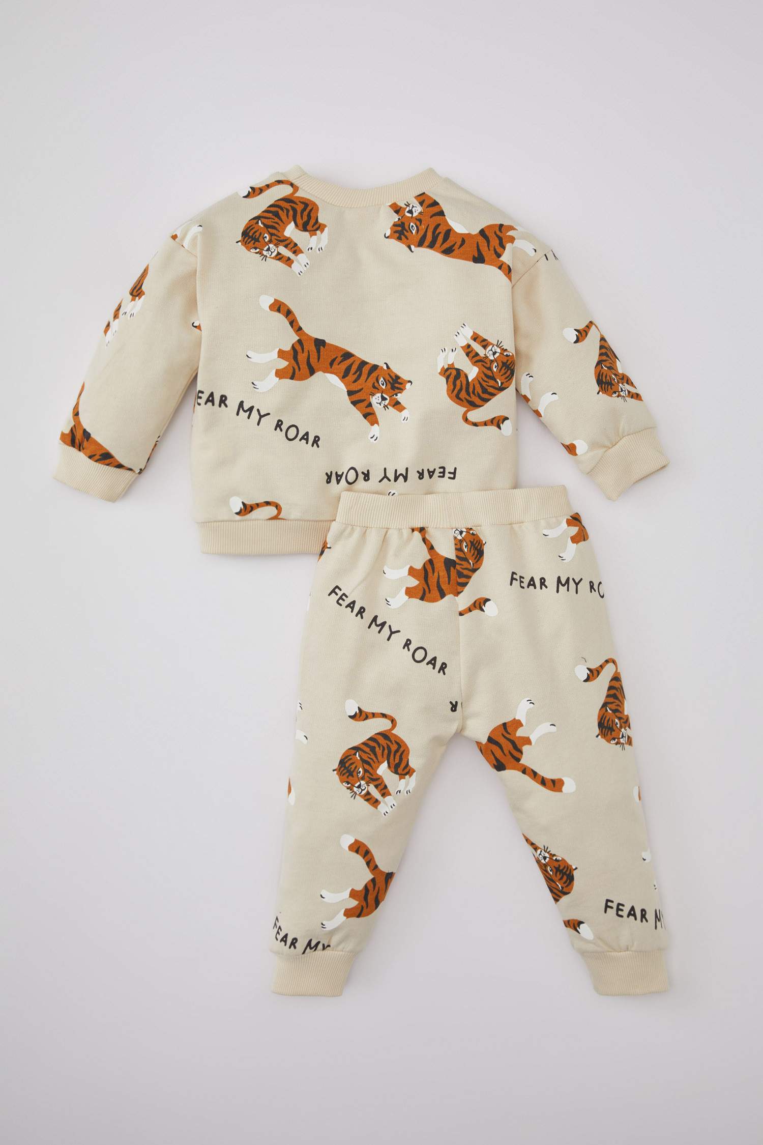 Baby Boy Animal Printed Sweatshirt Sweatpants 2 Piece Set