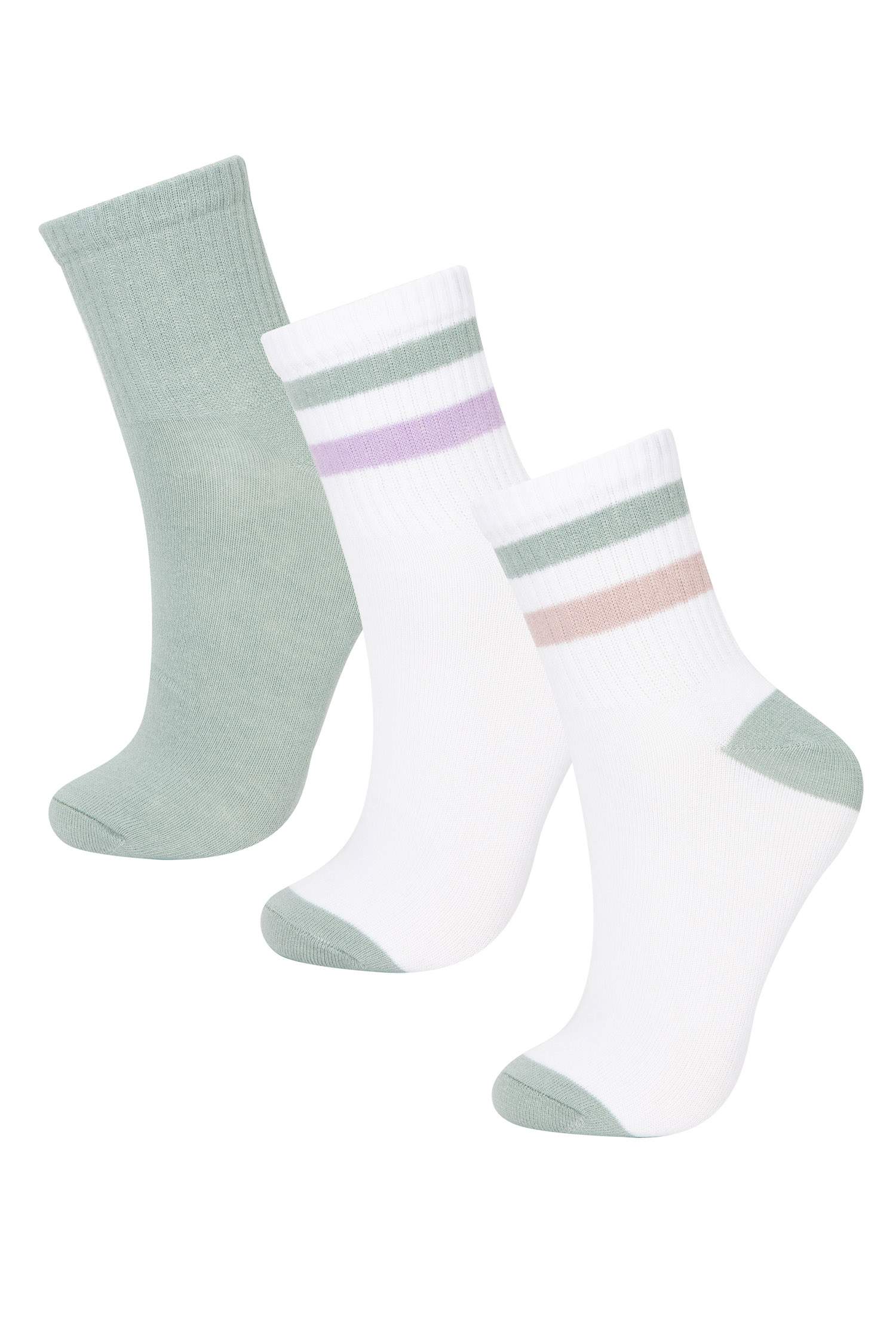 Chaussettes Socquettes Coton pour Femme - 3 Paires