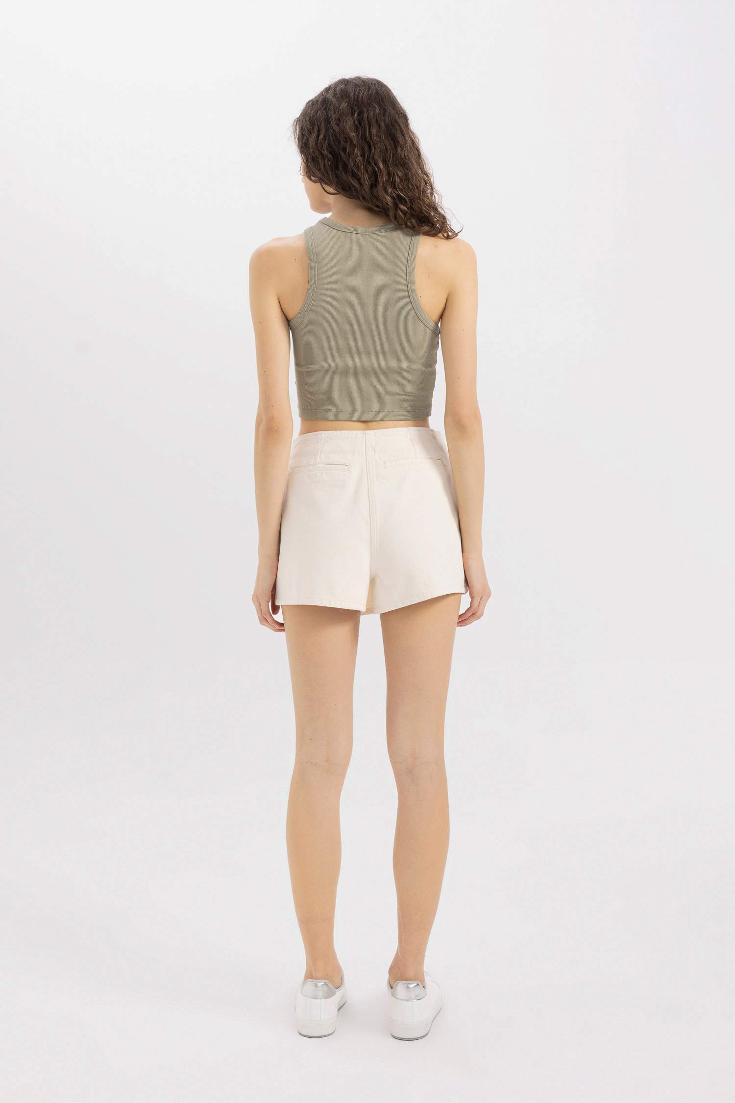 Denim High Waist Shorts