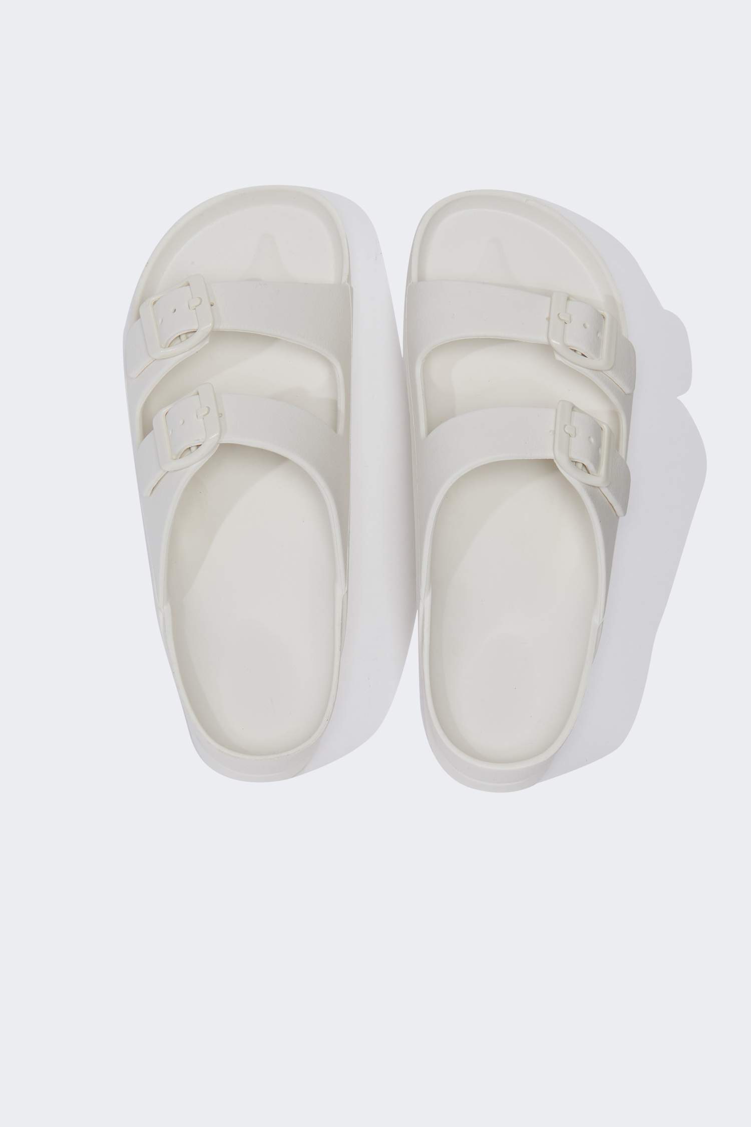 Kadın Yüksek Taban Çift Bantlı Eva Terlik