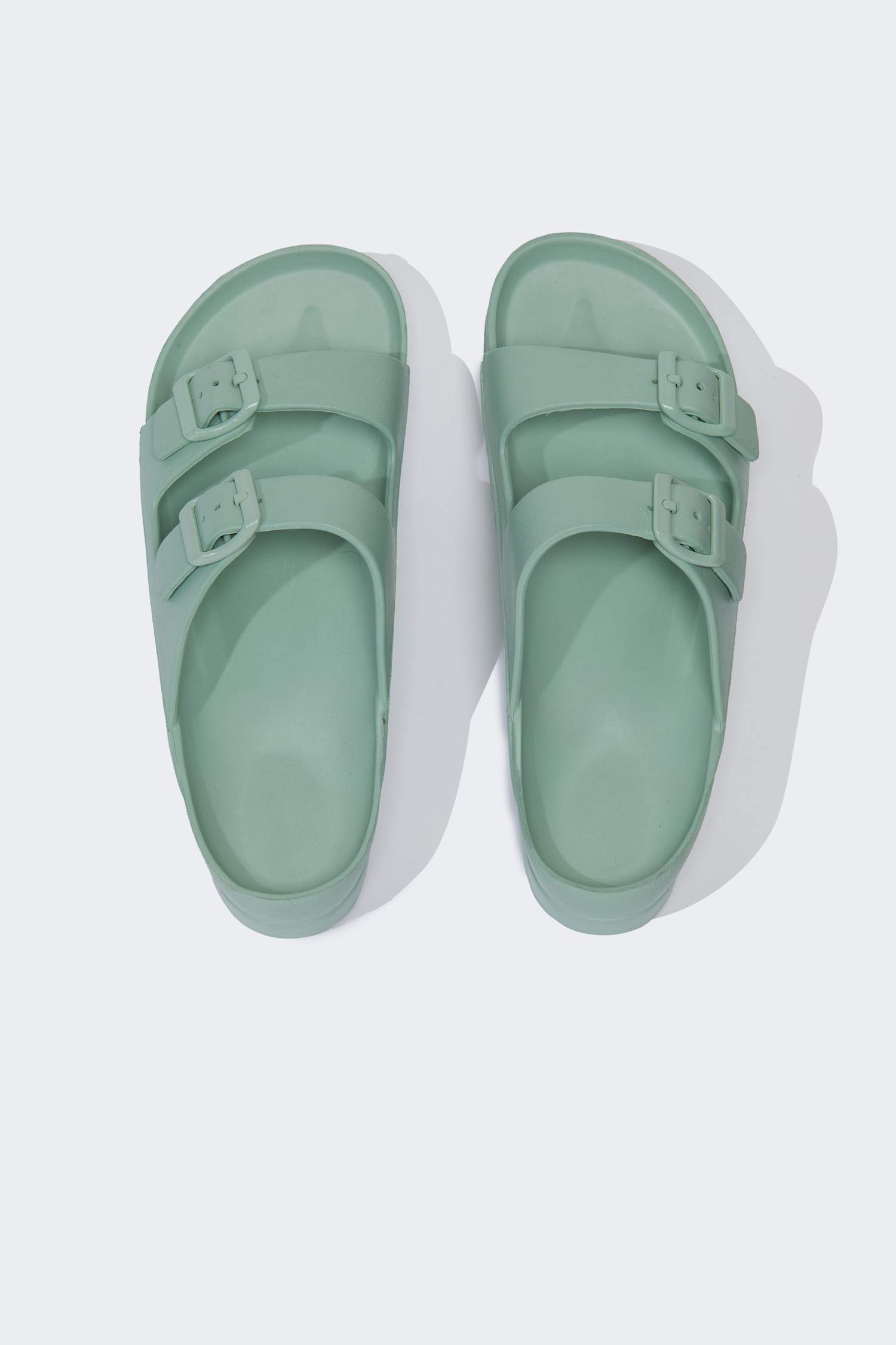 Kadın Yüksek Taban Çift Bantlı Eva Terlik