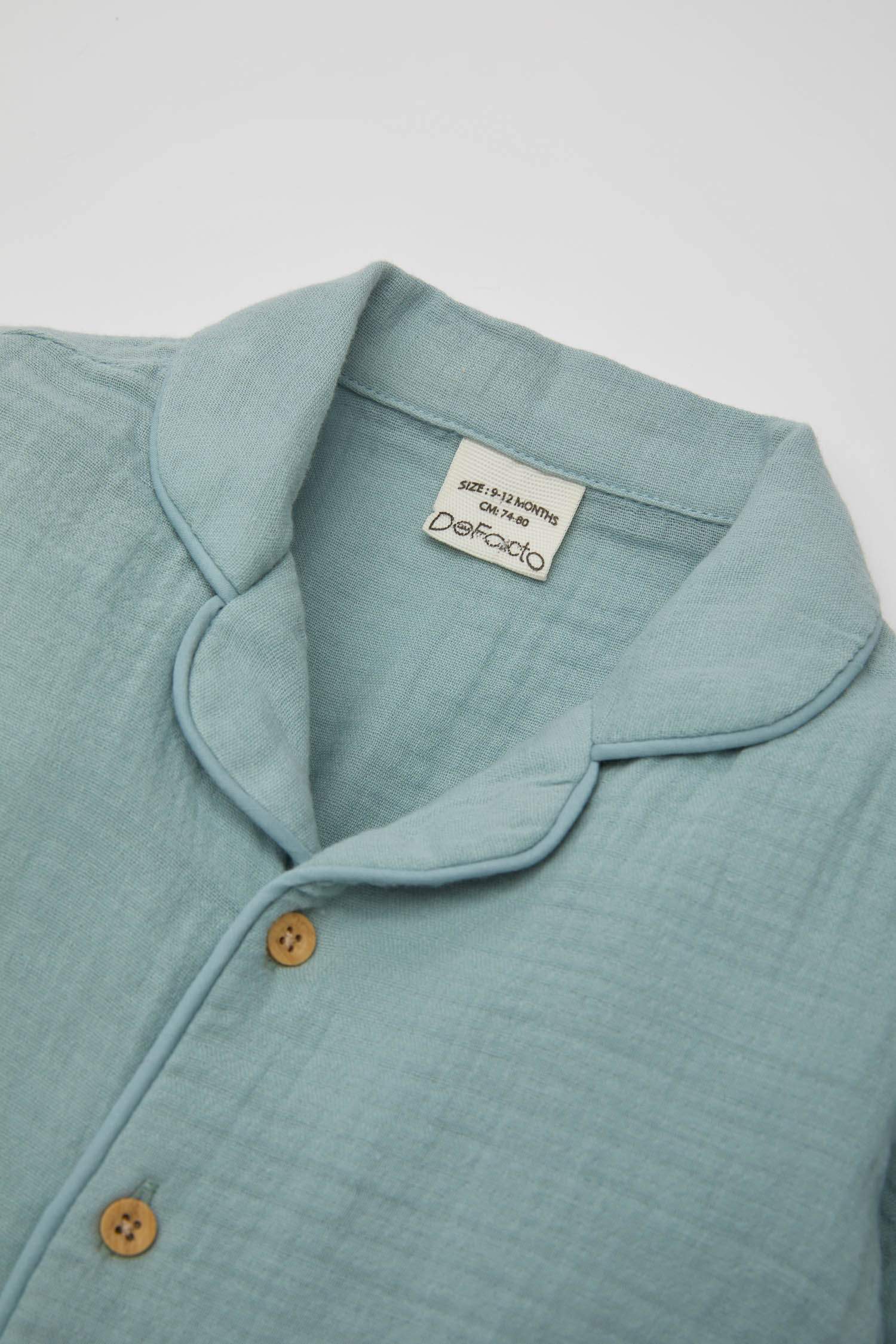 Baby Boy Muslin 2 Piece Pajama Set