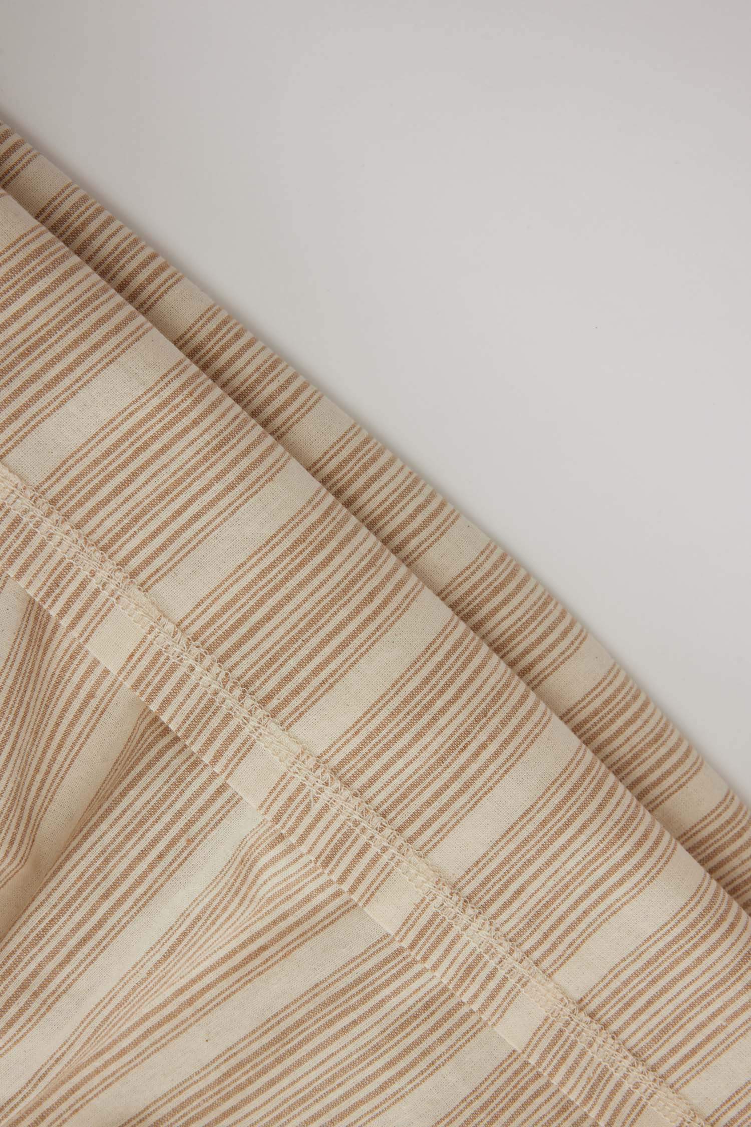 Robe rayée à manches longues en lin Pour Bébé Fille