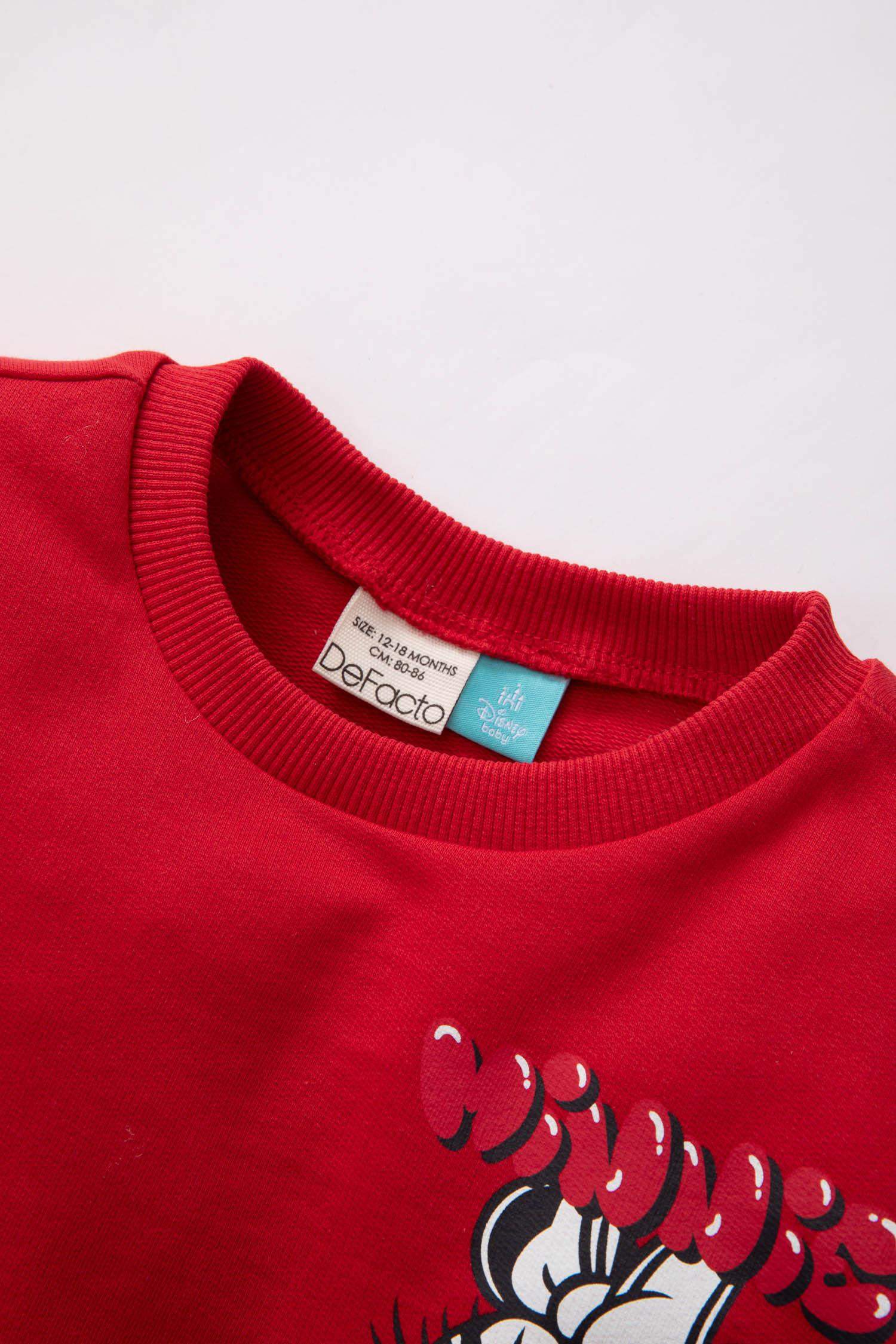 Kız Bebek Disney Mickey & Minnie Sweatshirt Tayt 2'li Takım