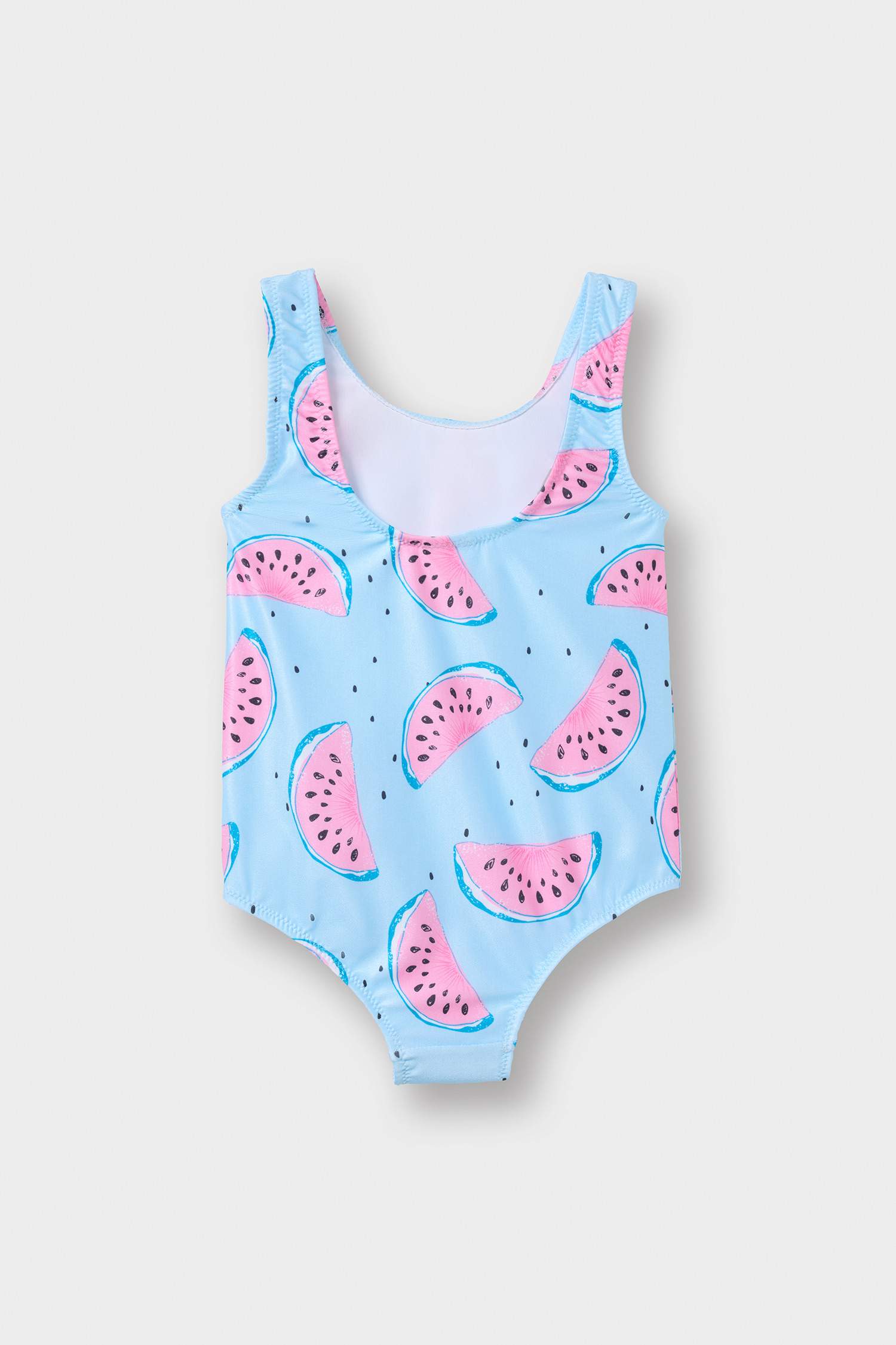 Kız Bebek Karpuz Desenli Mayo