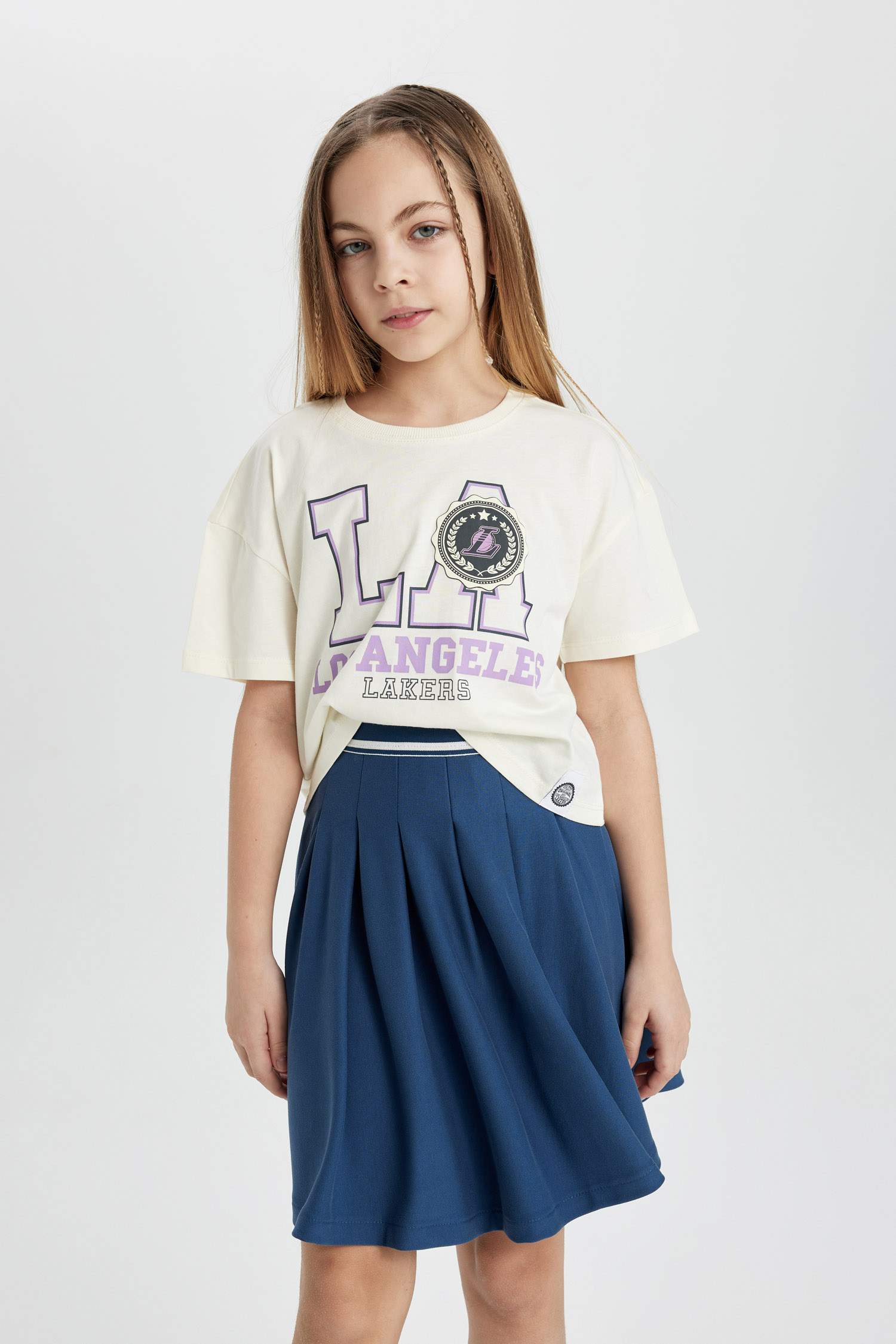 تيشيرت نص كم من لوس أنجلوس ليكرز