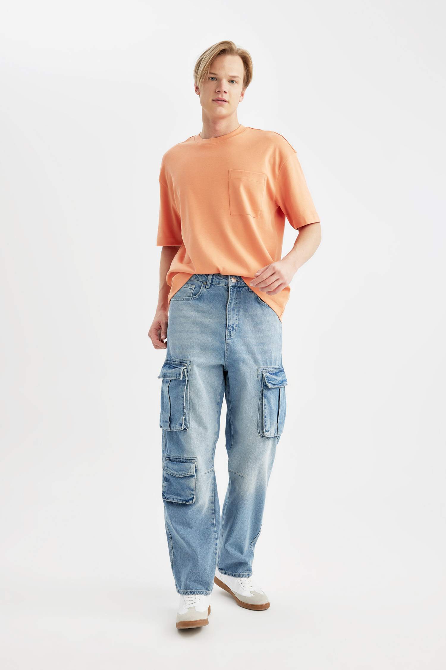 Pantalon Cargo Baggy à Poches