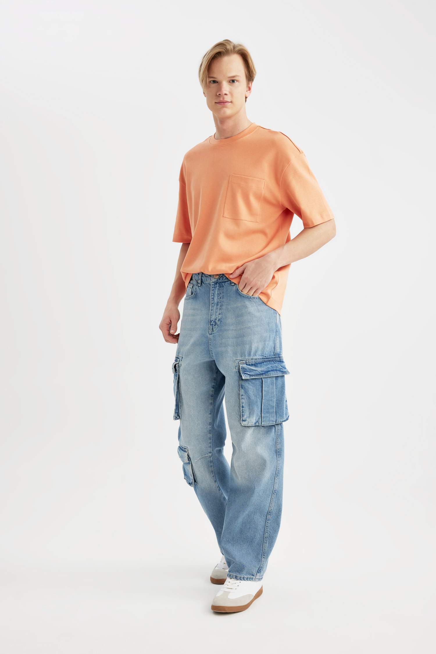 Pantalon Cargo Baggy à Poches