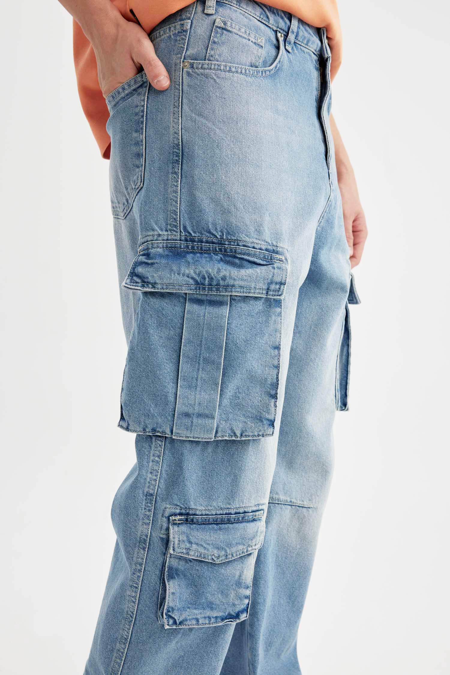 Pantalon Cargo Baggy à Poches