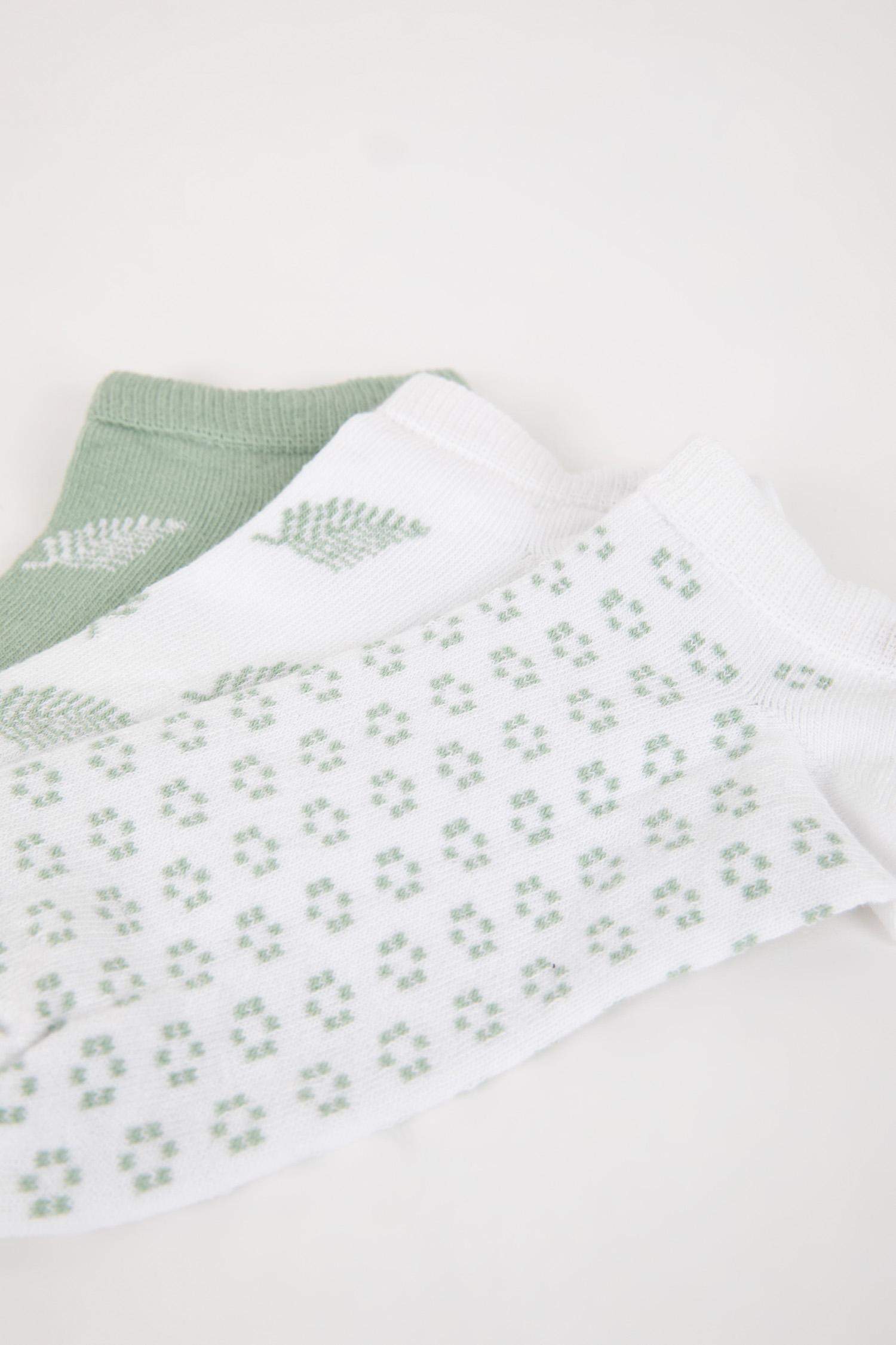 Lot de 3 paires de Chaussettes courtes en coton pour femme