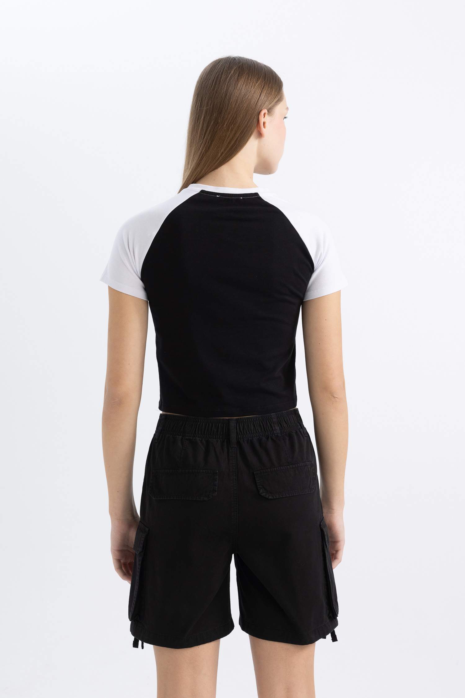 Шорты стандартного кроя из габардина, Coool