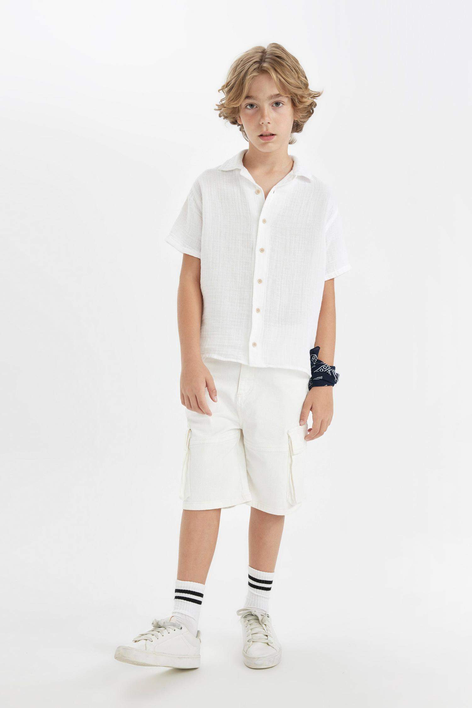 شورت جينز ولادي