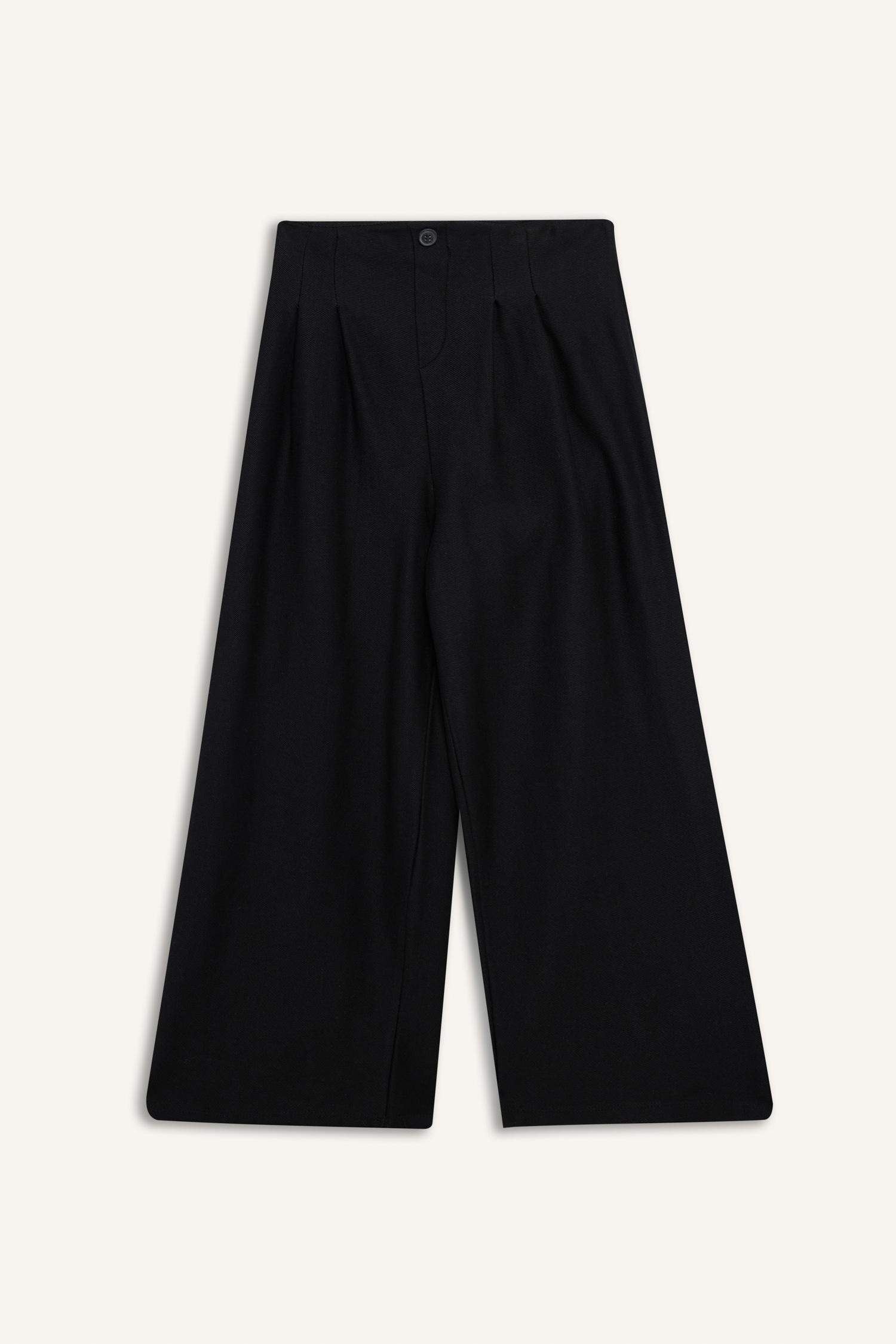 Kız Çocuk 2'li Takım Basic Düz Kolsuz Tişört Pantolon