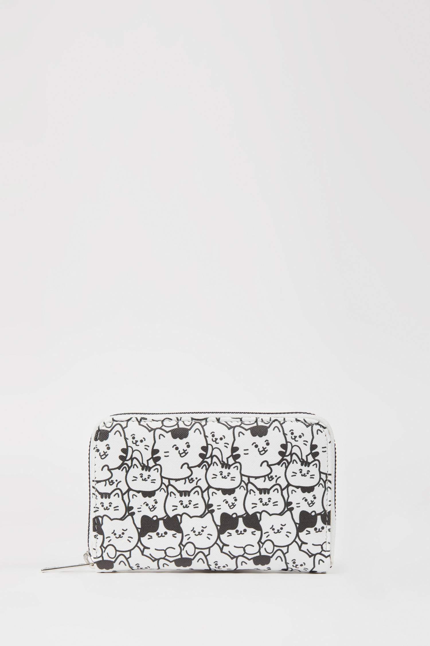 Kadın Desenli Suni Deri Cüzdan