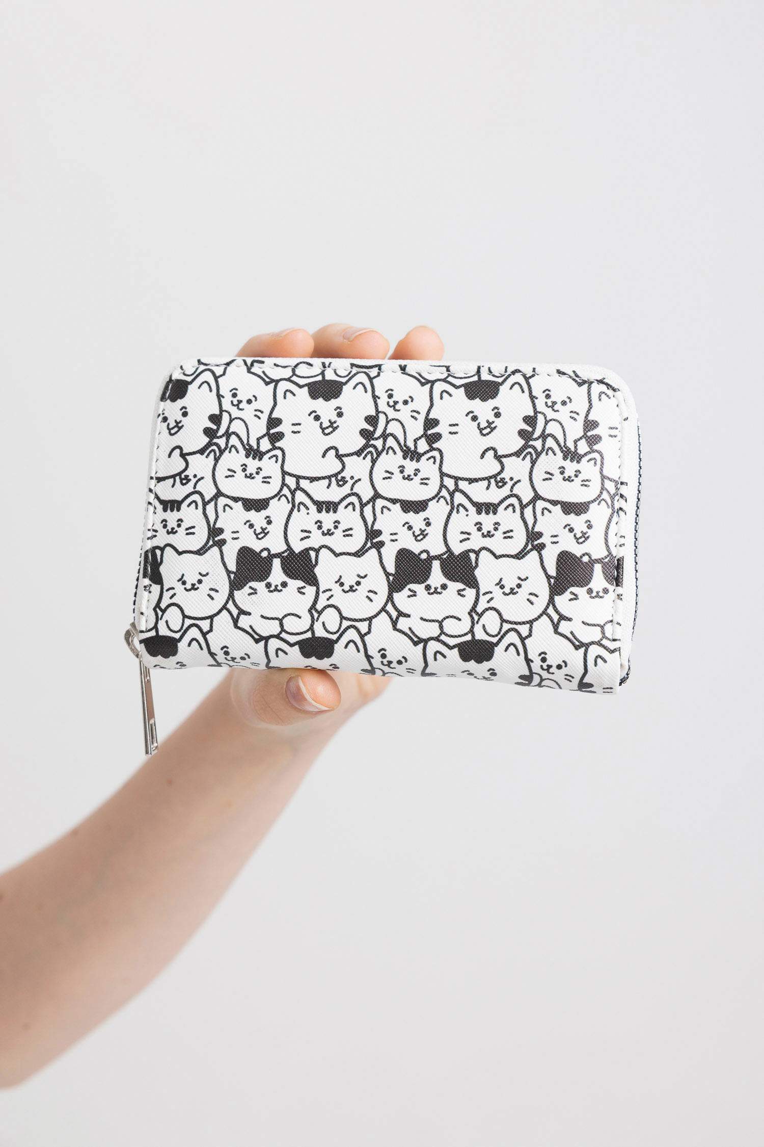 Kadın Desenli Suni Deri Cüzdan