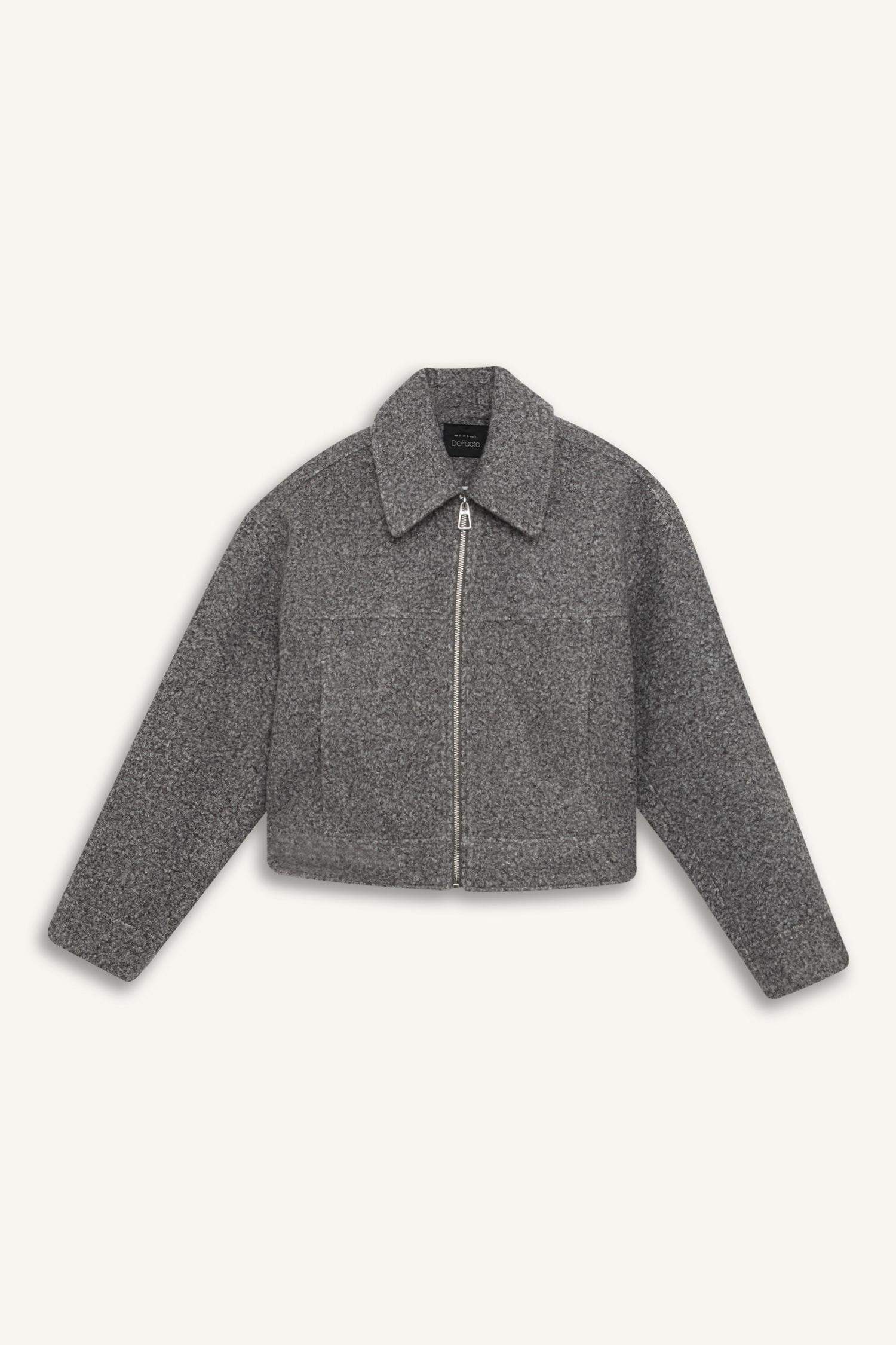 جاكيت جوخ قصير قصة عادية بياخة بولو مقاوم للماء