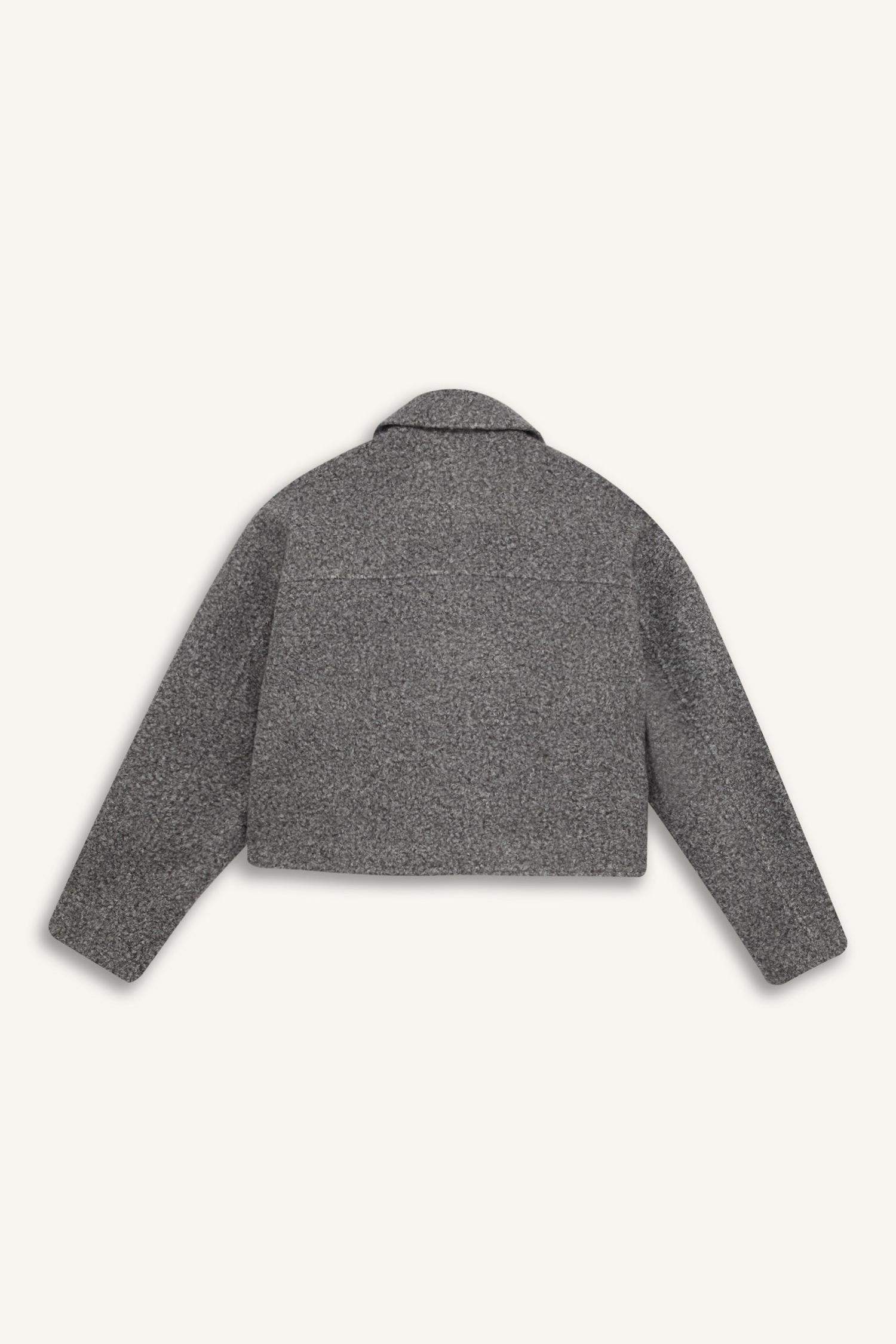 جاكيت جوخ قصير قصة عادية بياخة بولو مقاوم للماء