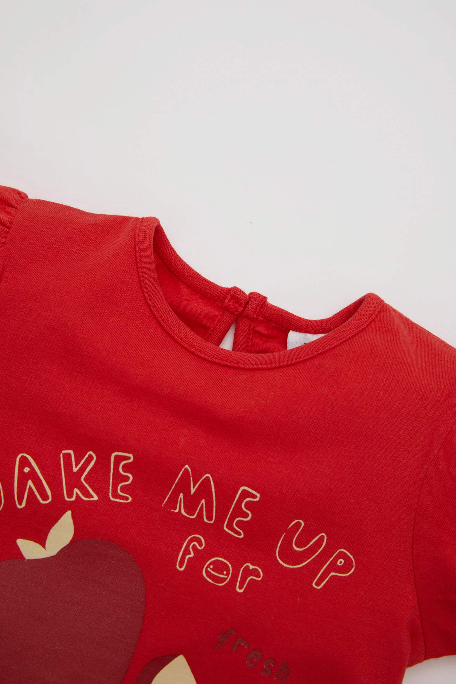 Baby Girl Fruit Patterned Cotton 2 Piece Pajama Set