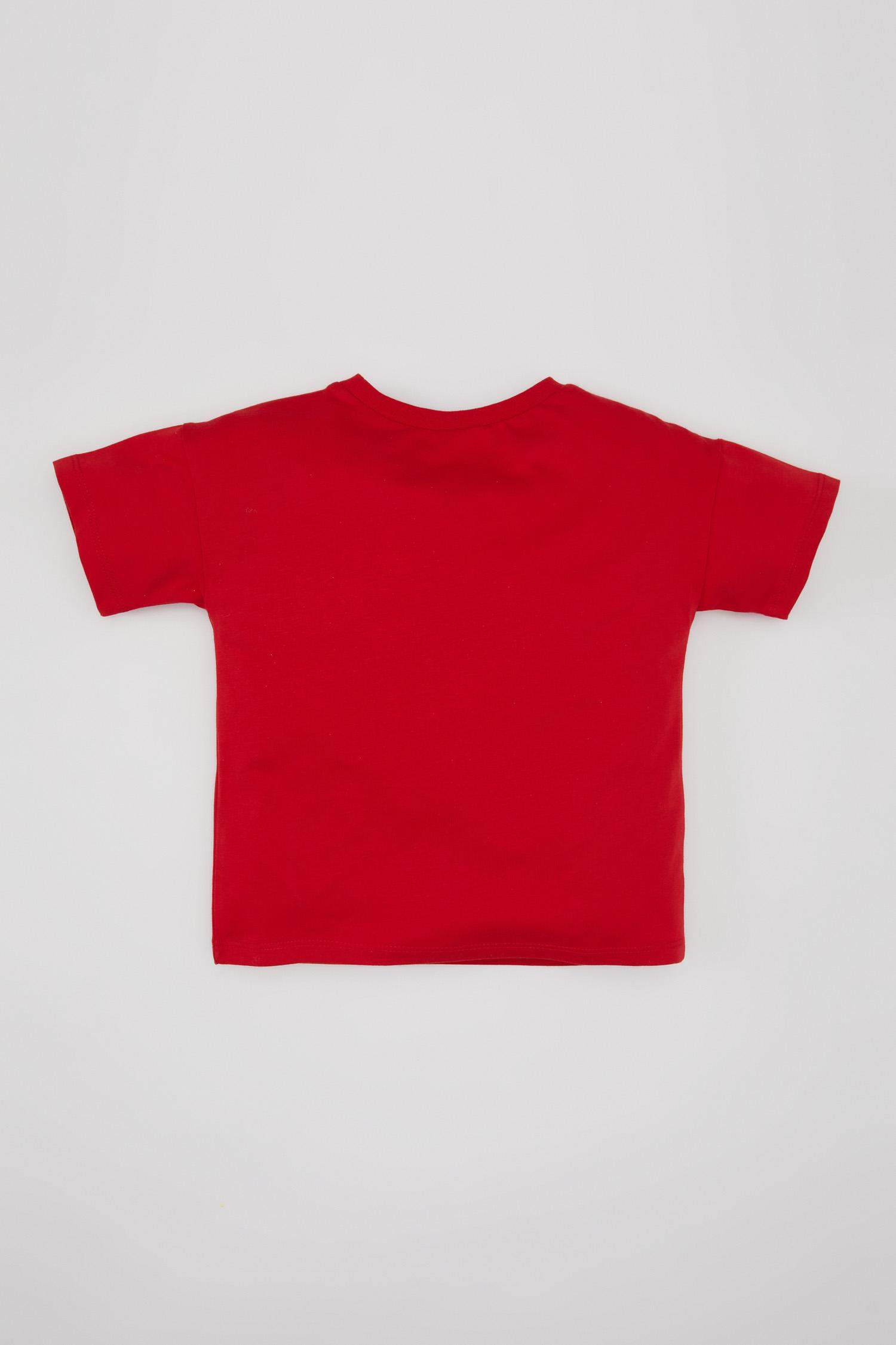 T-Shirt à Manches Courtes Col rond Imprimé à Motif Tigre pour Bébé Garçon