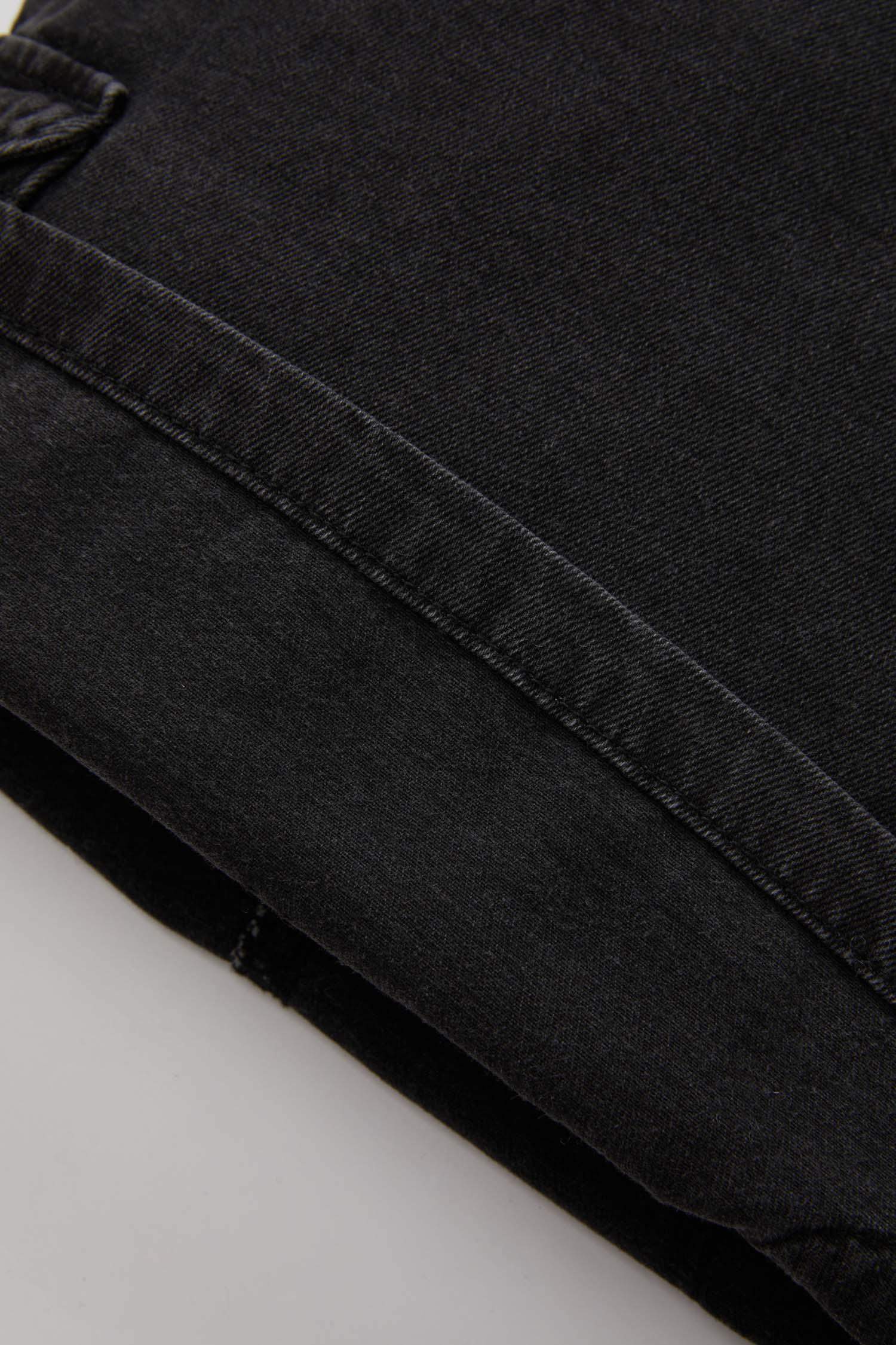 فستان جينز بناتي قصة عادية بحمالات