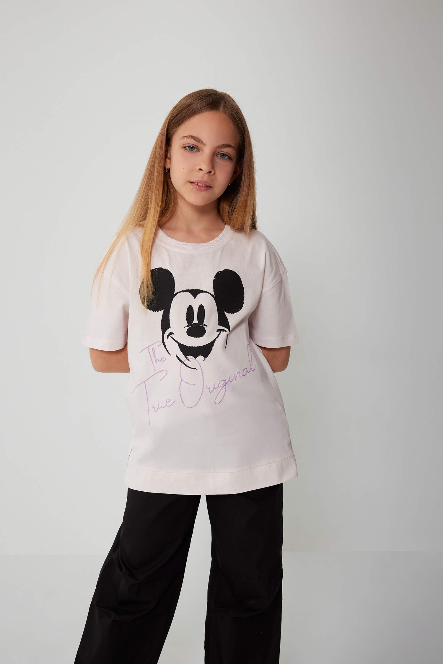 Girl Disney Mickey & Minnie Oversize Fit T-Shirt