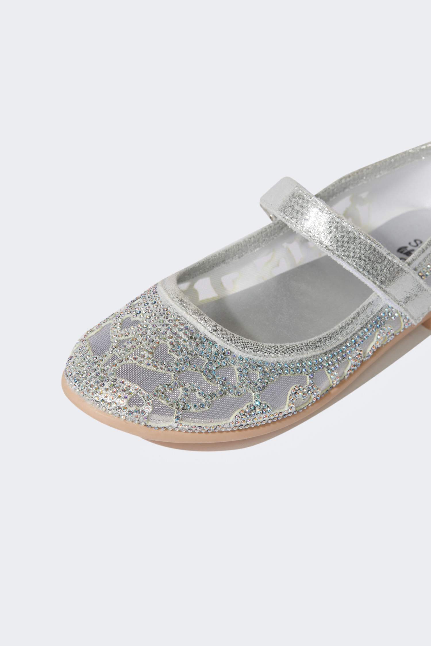 Kız Çocuk Düz Taban Suni Deri Babet