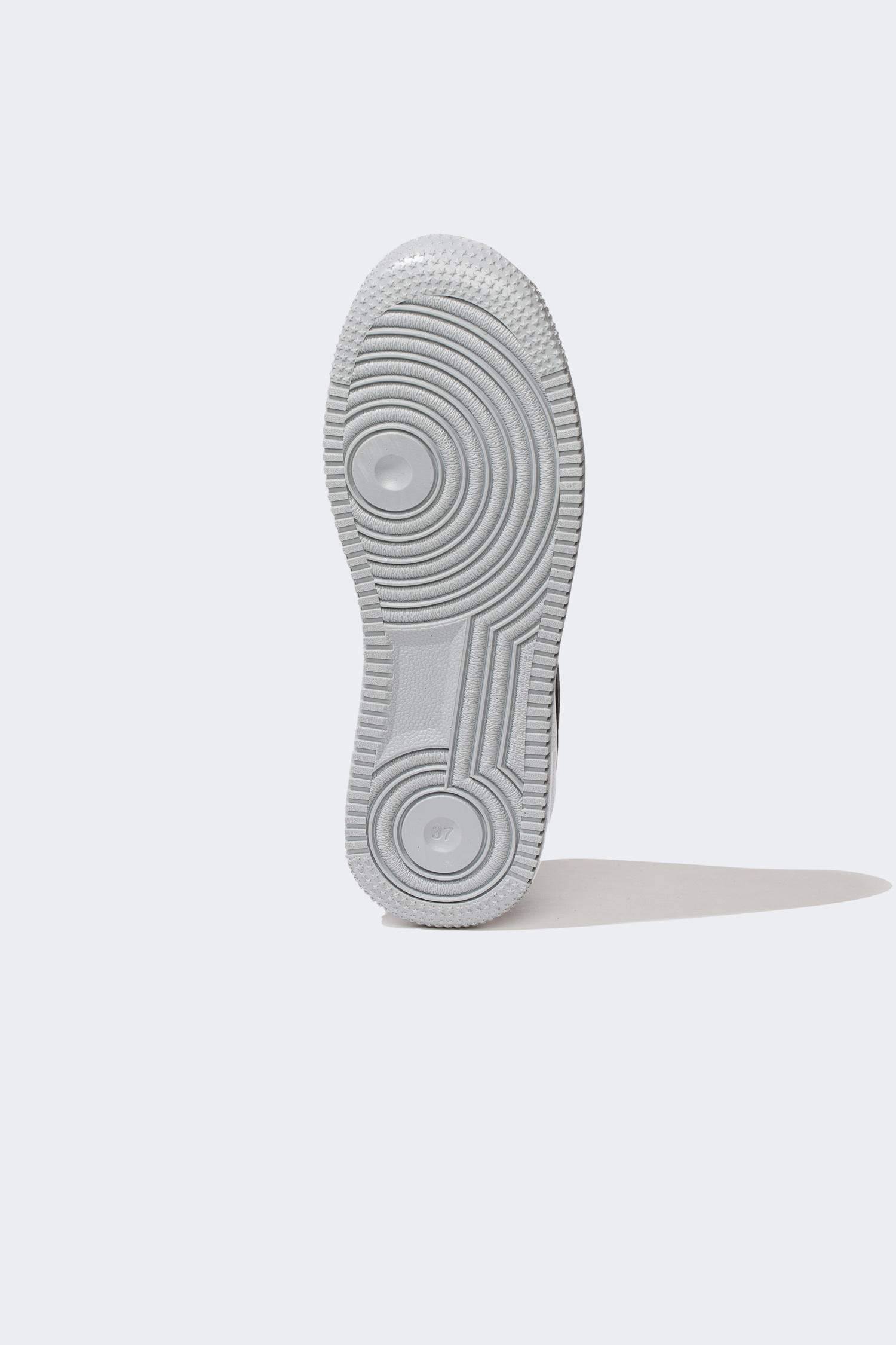 Sneaker en Similicuir à Semelle Haute pour Garçon