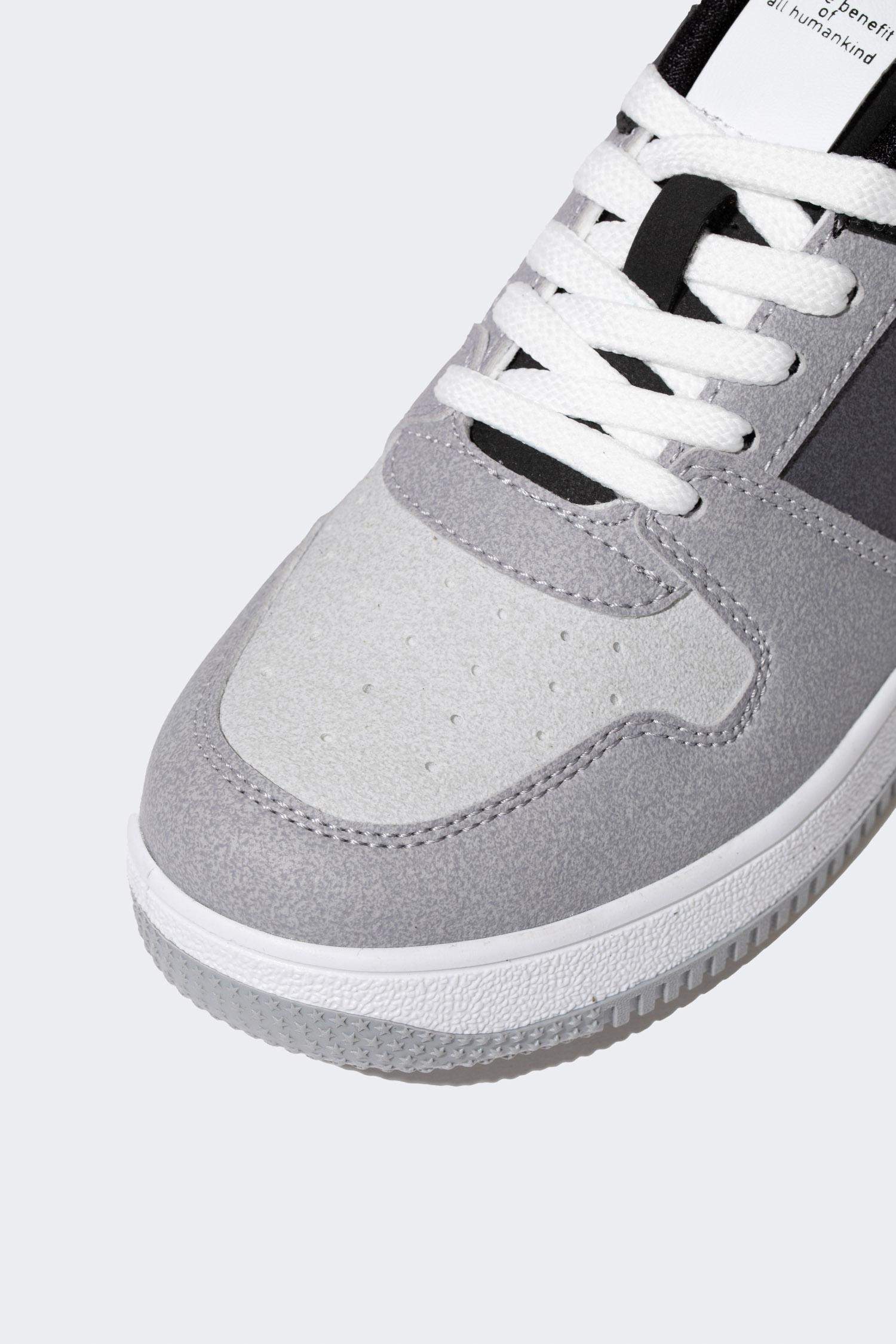 Sneaker en Similicuir à Semelle Haute pour Garçon