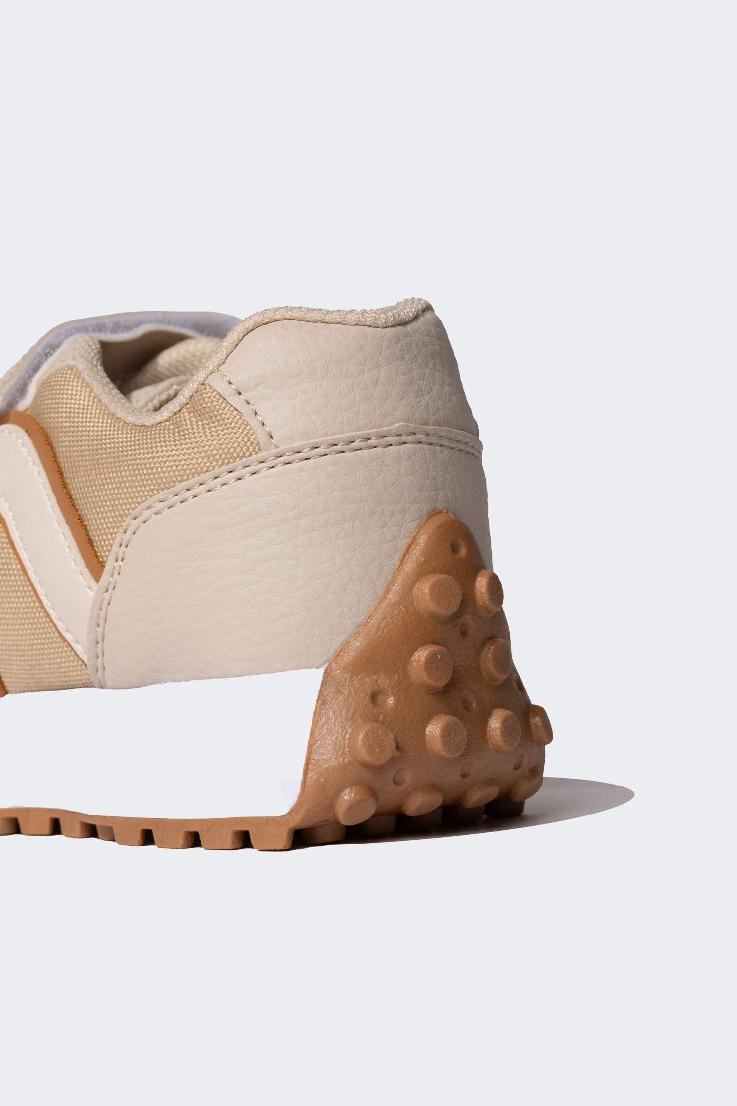 Girl Faux Leather High Sole Sneaker