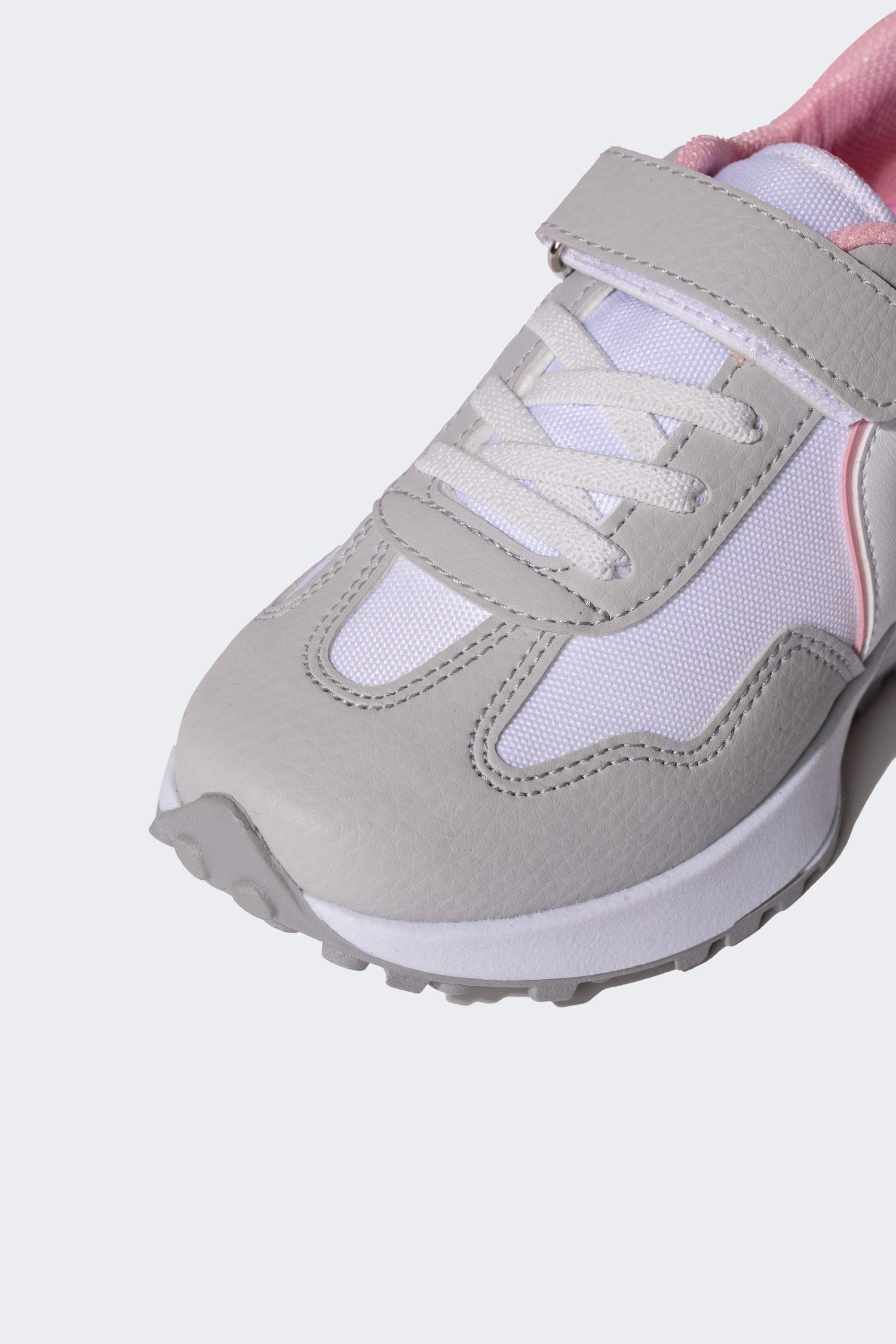 Kız Çocuk Yüksek Taban Suni Deri Sneaker