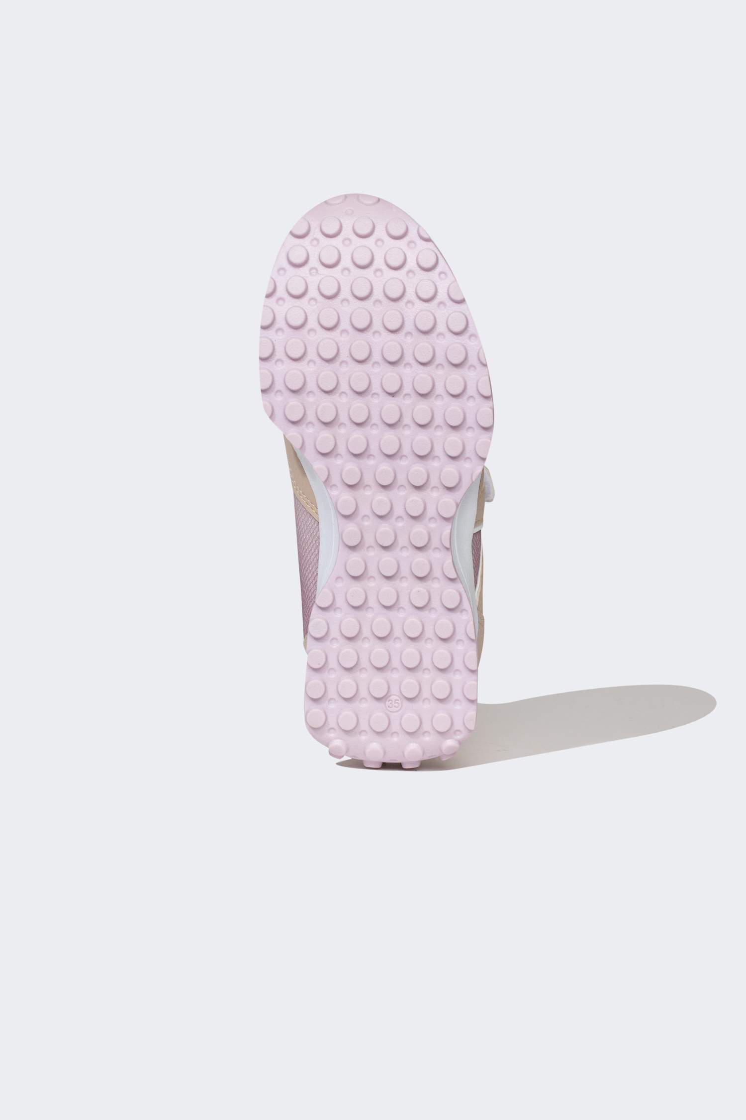 Girl Faux Leather Thick Sole Sneaker