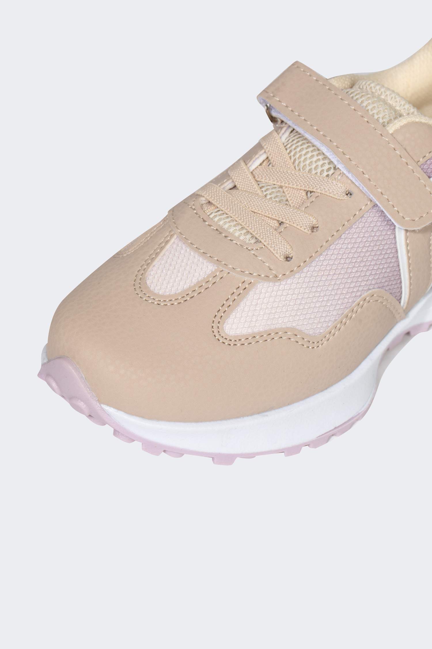 Girl Faux Leather Thick Sole Sneaker